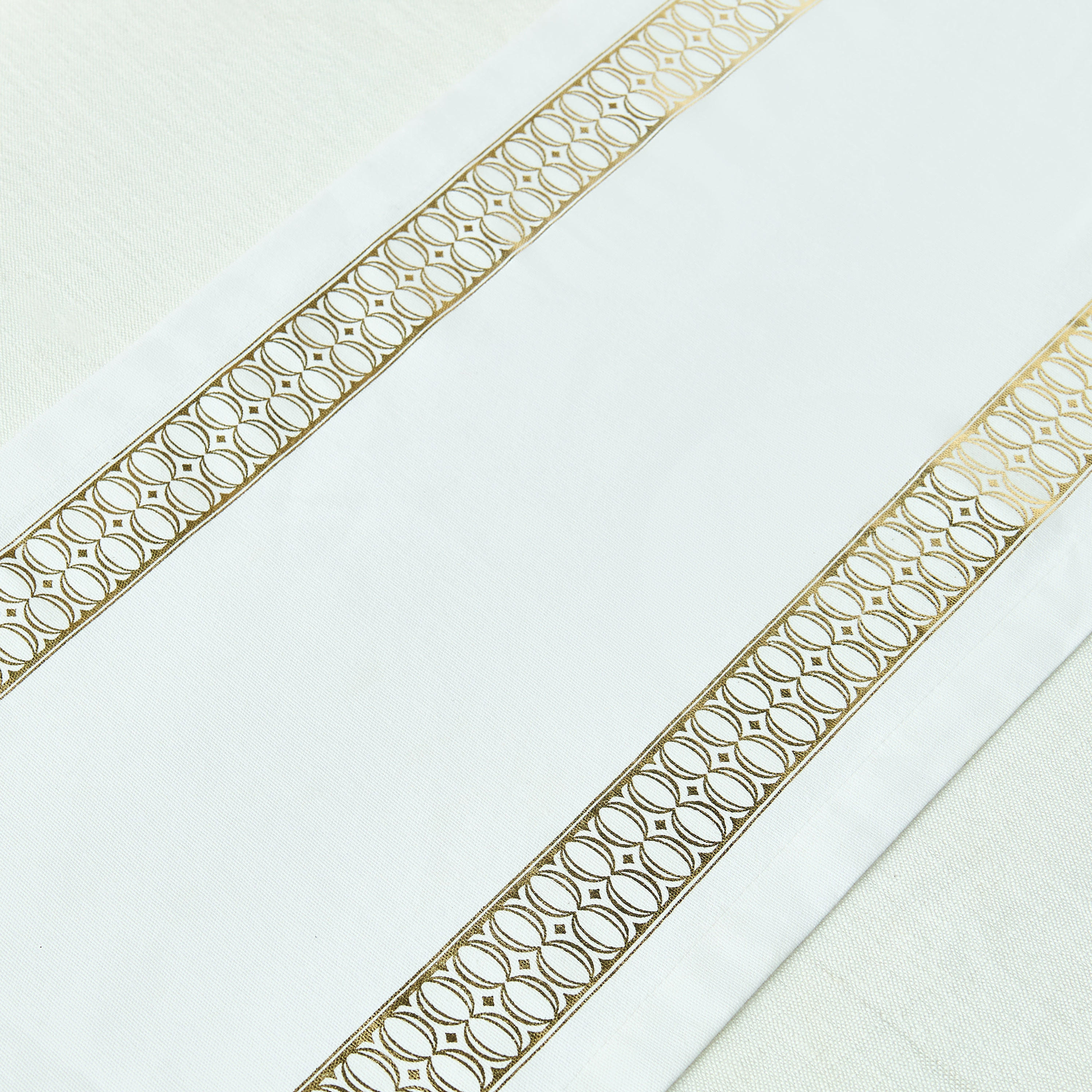 Gia Foil Print Runner - 33x180 cms-household-dining-tablelinen-runnersandtablecovers-image-3
