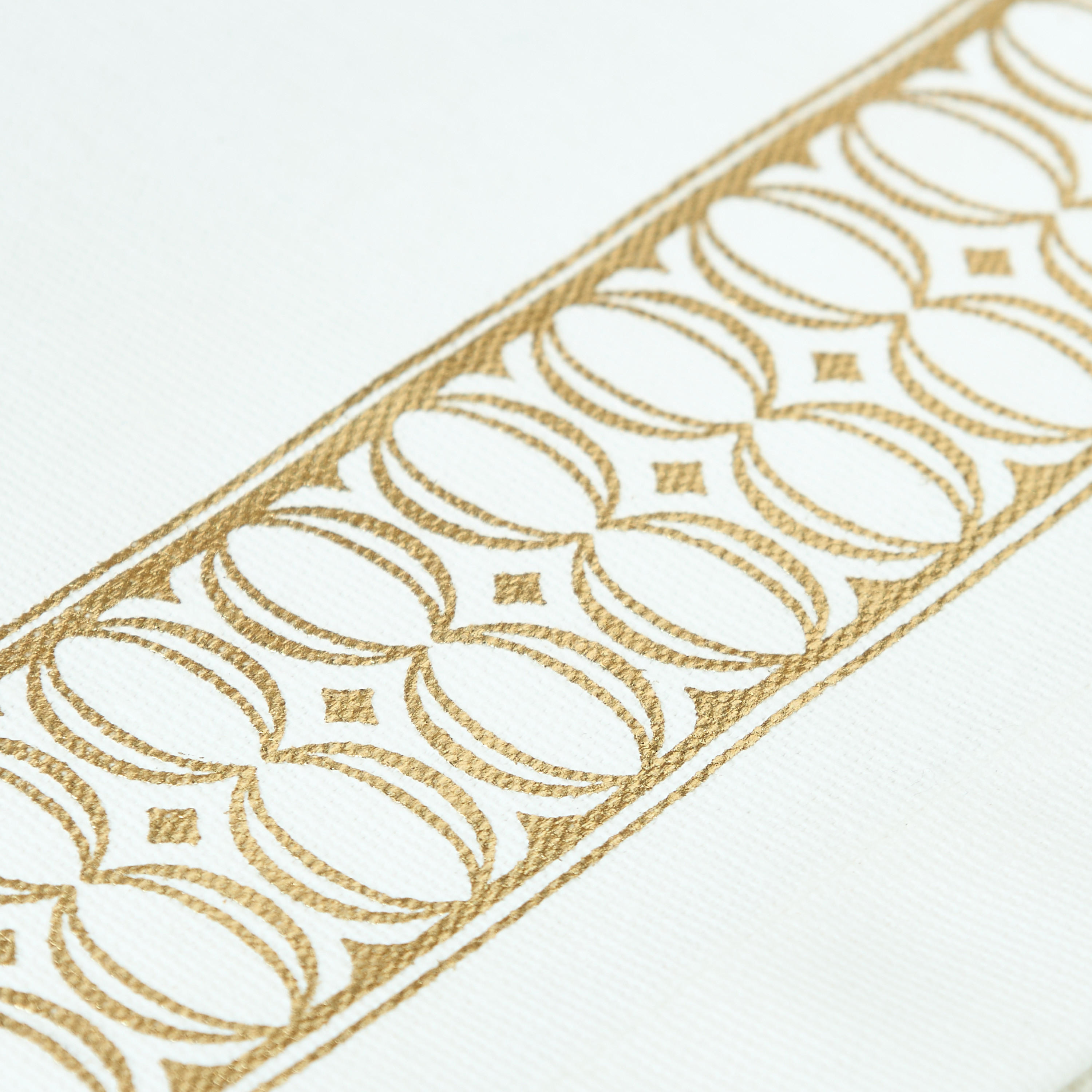 Gia Foil Print Runner - 33x180 cms-household-dining-tablelinen-runnersandtablecovers-image-4