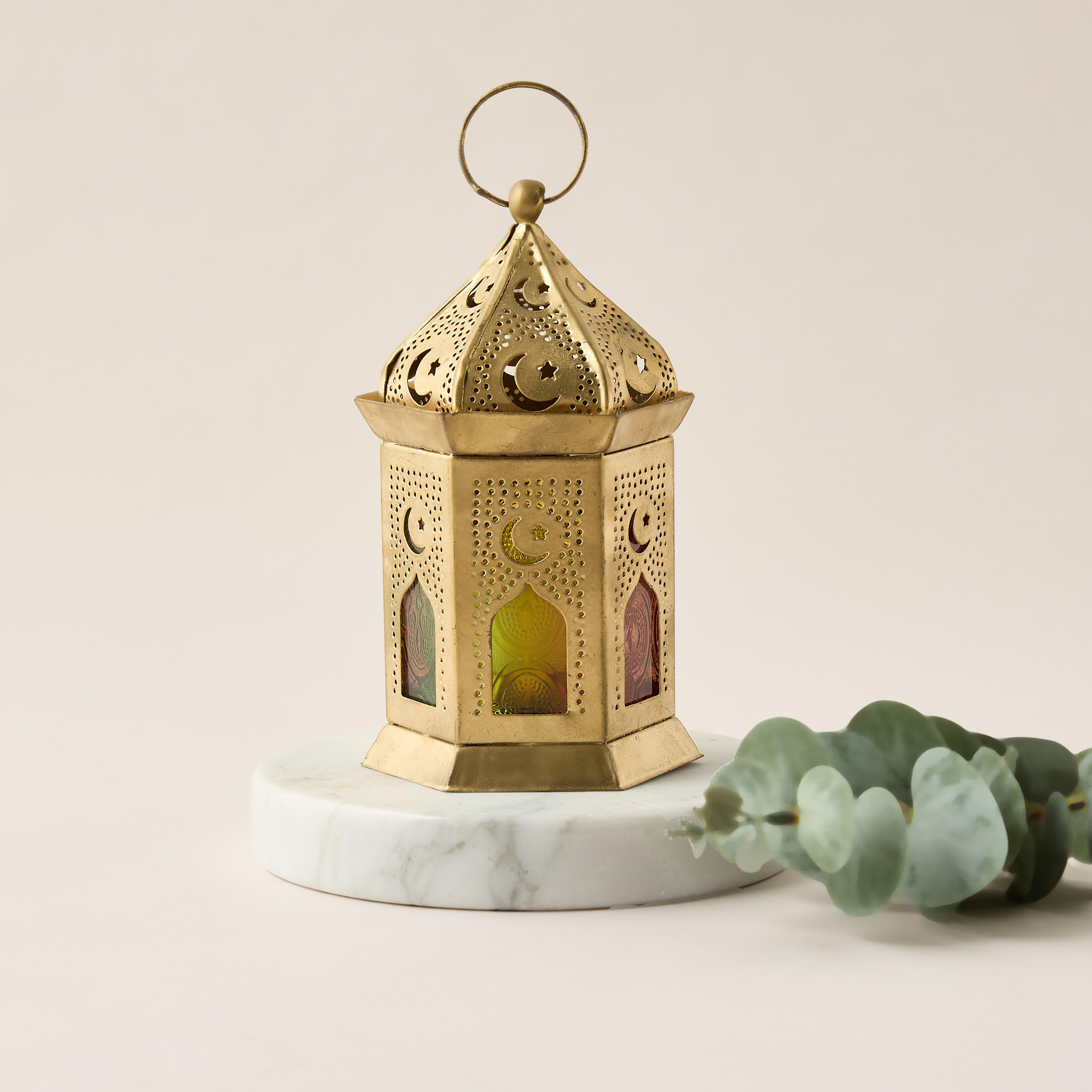 Decorative Metal Lantern - 15 cms-household-decor-candleholdersandlanterns-image-1