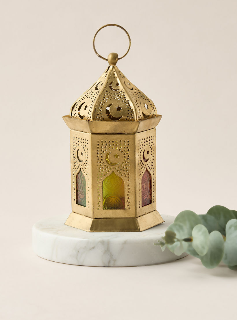 Decorative Metal Lantern - 15 cms-household-decor-candleholdersandlanterns-image-1