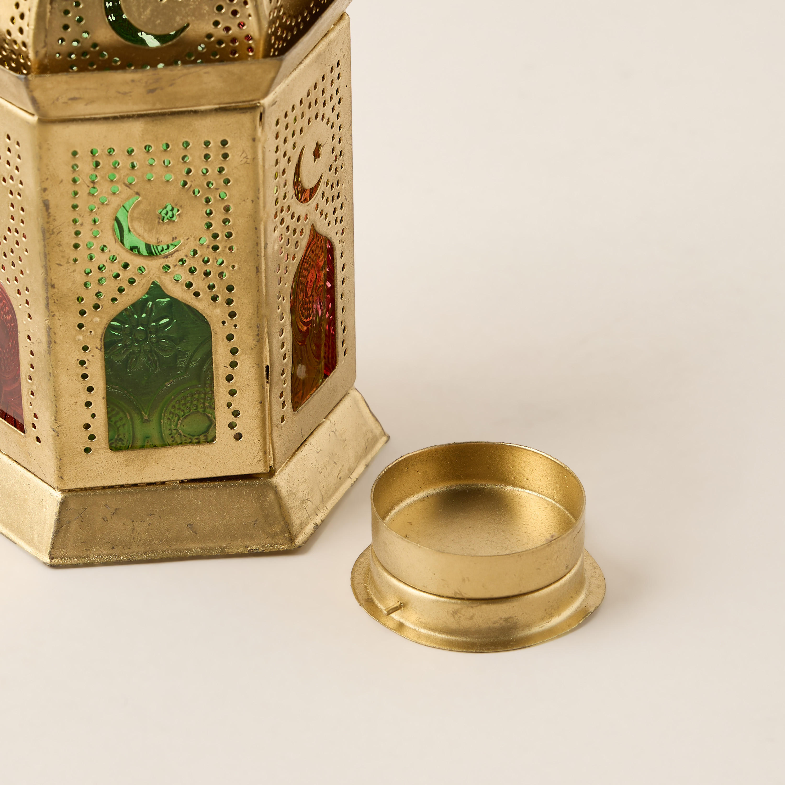 Decorative Metal Lantern - 15 cms-household-decor-candleholdersandlanterns-image-4