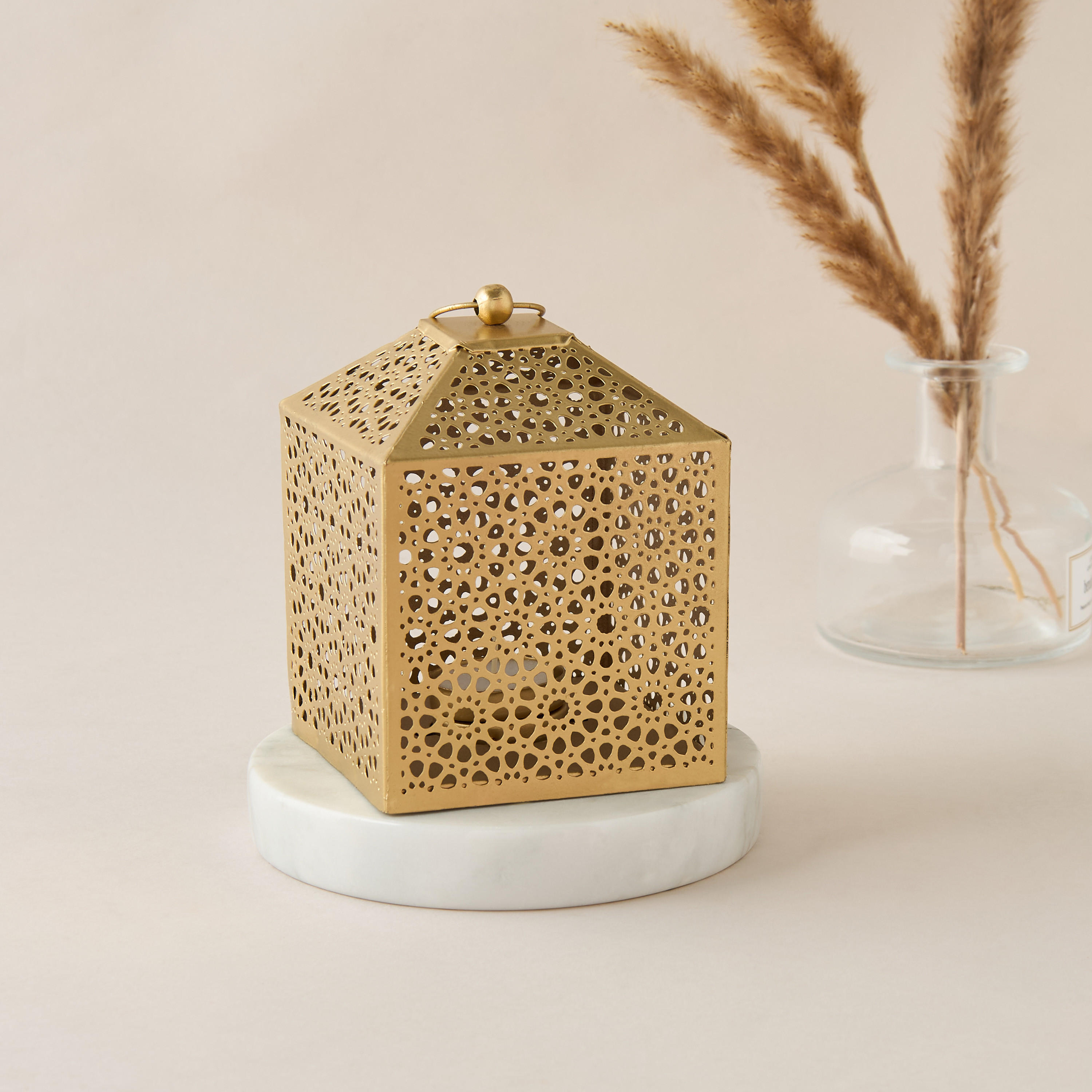 فانوس حديد للديكور - 14 سم-household-decor-candleholdersandlanterns-image-2