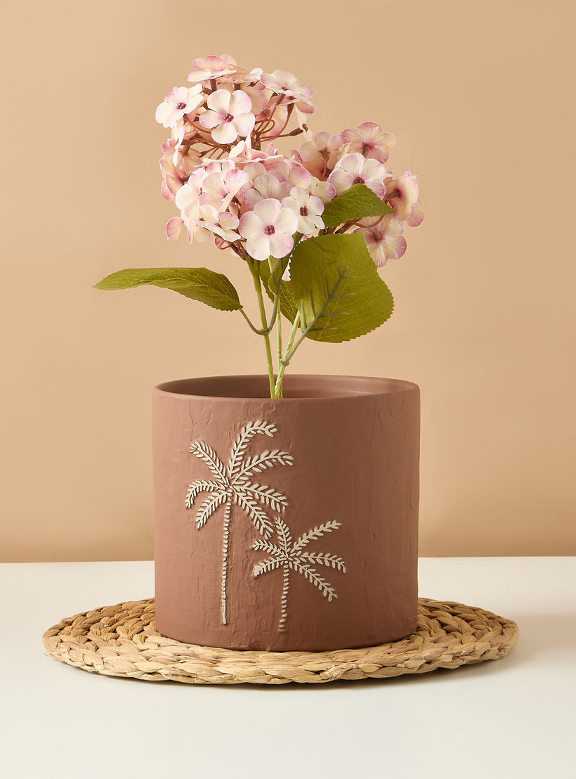 حامل شموع سيراميك للديكور بتصميم نخيل - 15 سم-household-decor-candleholdersandlanterns-image-1