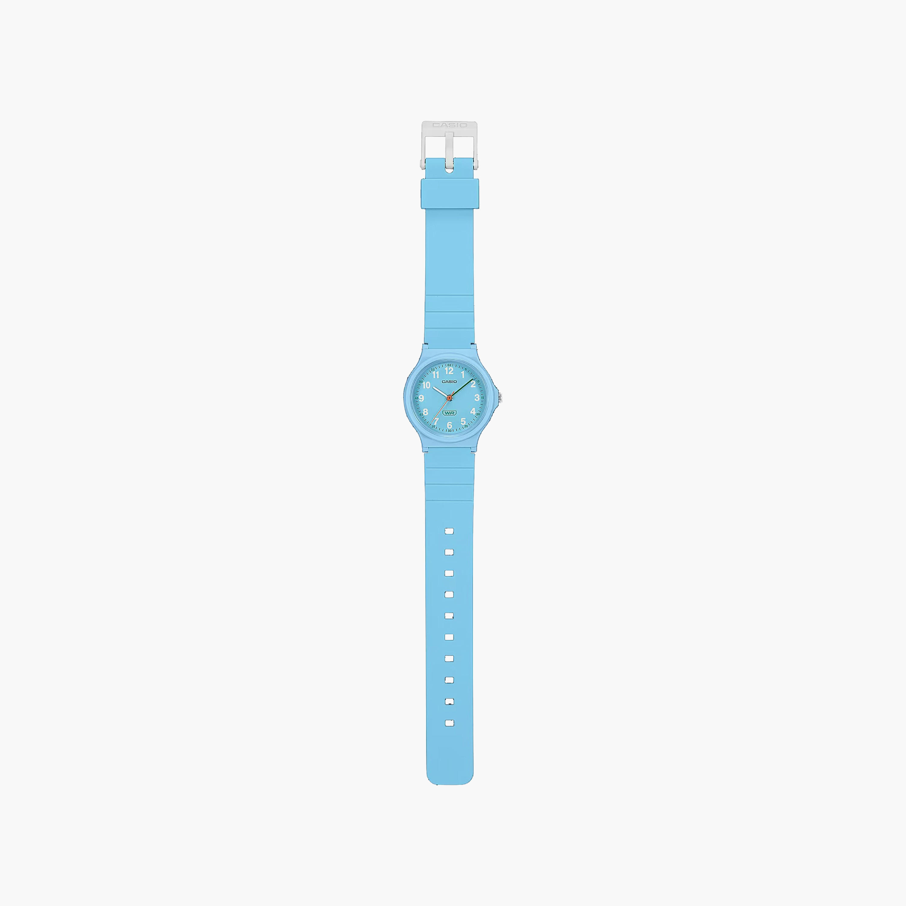 ساعة 31 ملم أنالوج من الراتنج باللون الأزرق من كاسيو | LQ-24B-2BDF-men-watchesandjewellery-watches-image-2