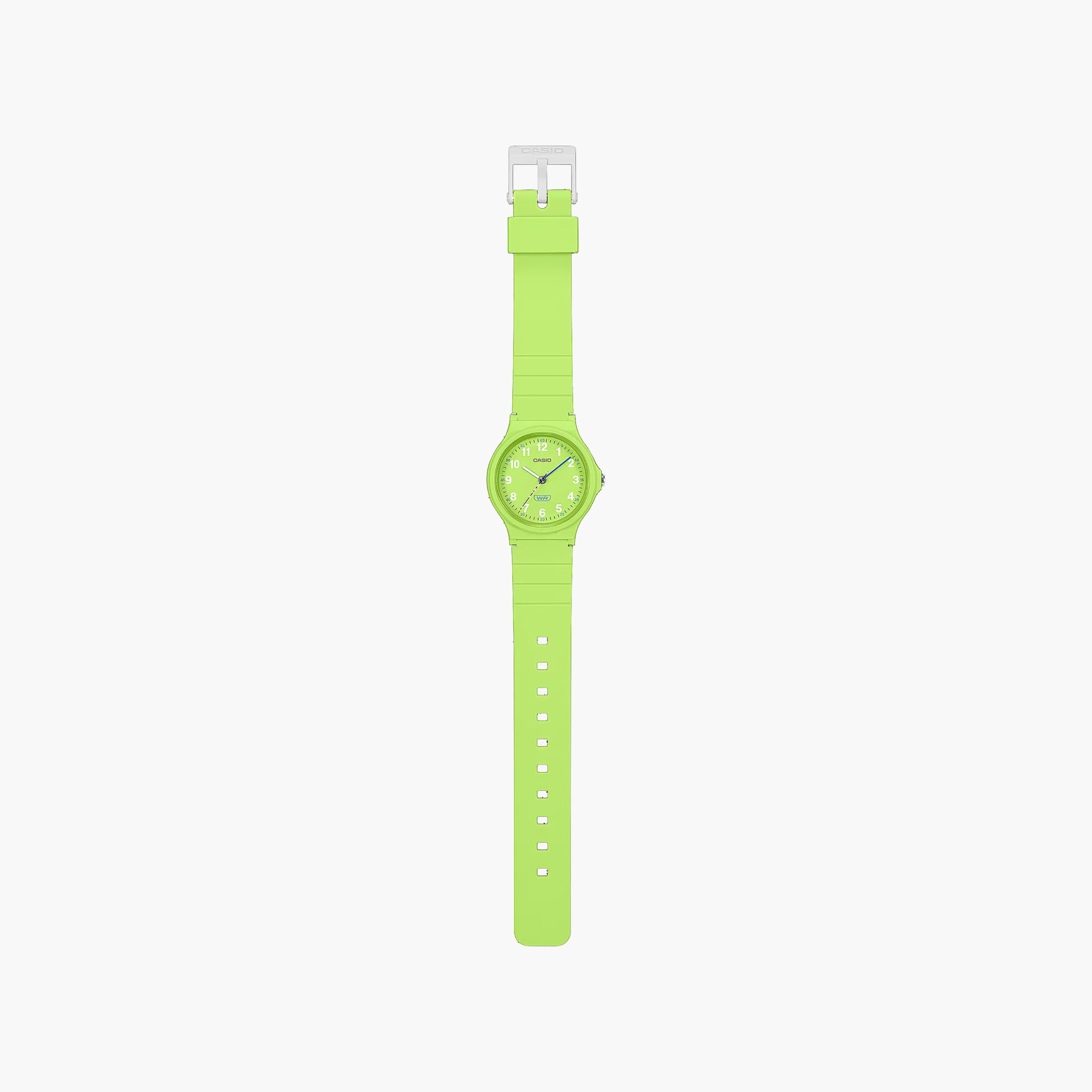 ساعة 31 ملم انالوج من الراتنج باللون الأخضر من كاسيو | LQ-24B-3BDF-men-watchesandjewellery-watches-image-2