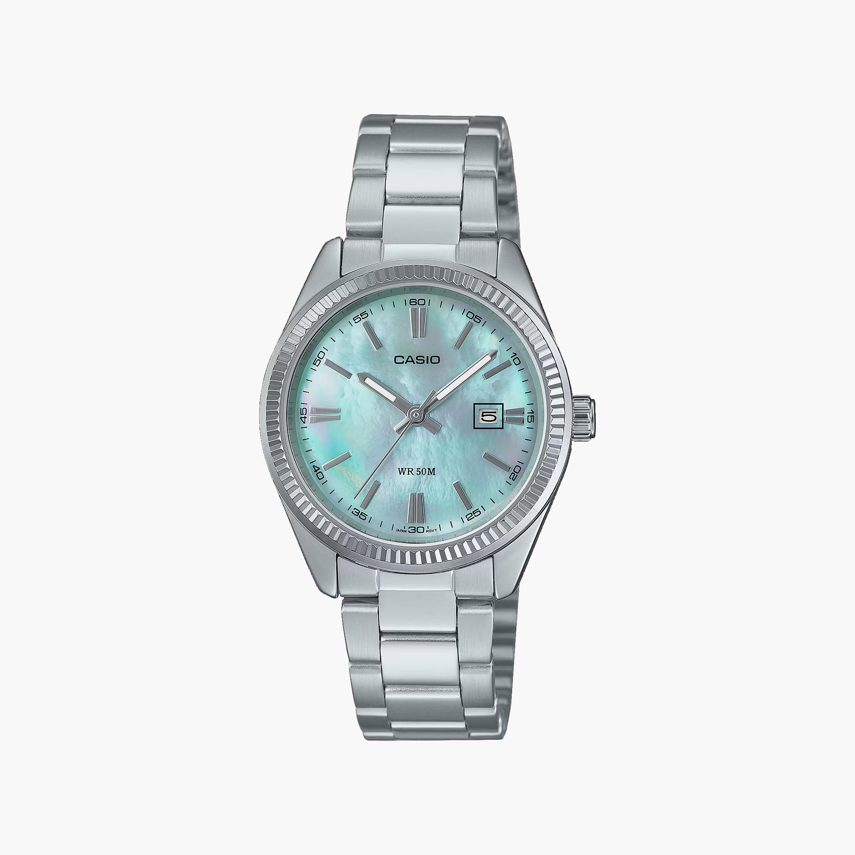 Casio Women's 30 MM Silver Analog Stainless Steel Watch | LTP-1302DS-2AVDF-women-watchesandjewellery-watches-image-1
