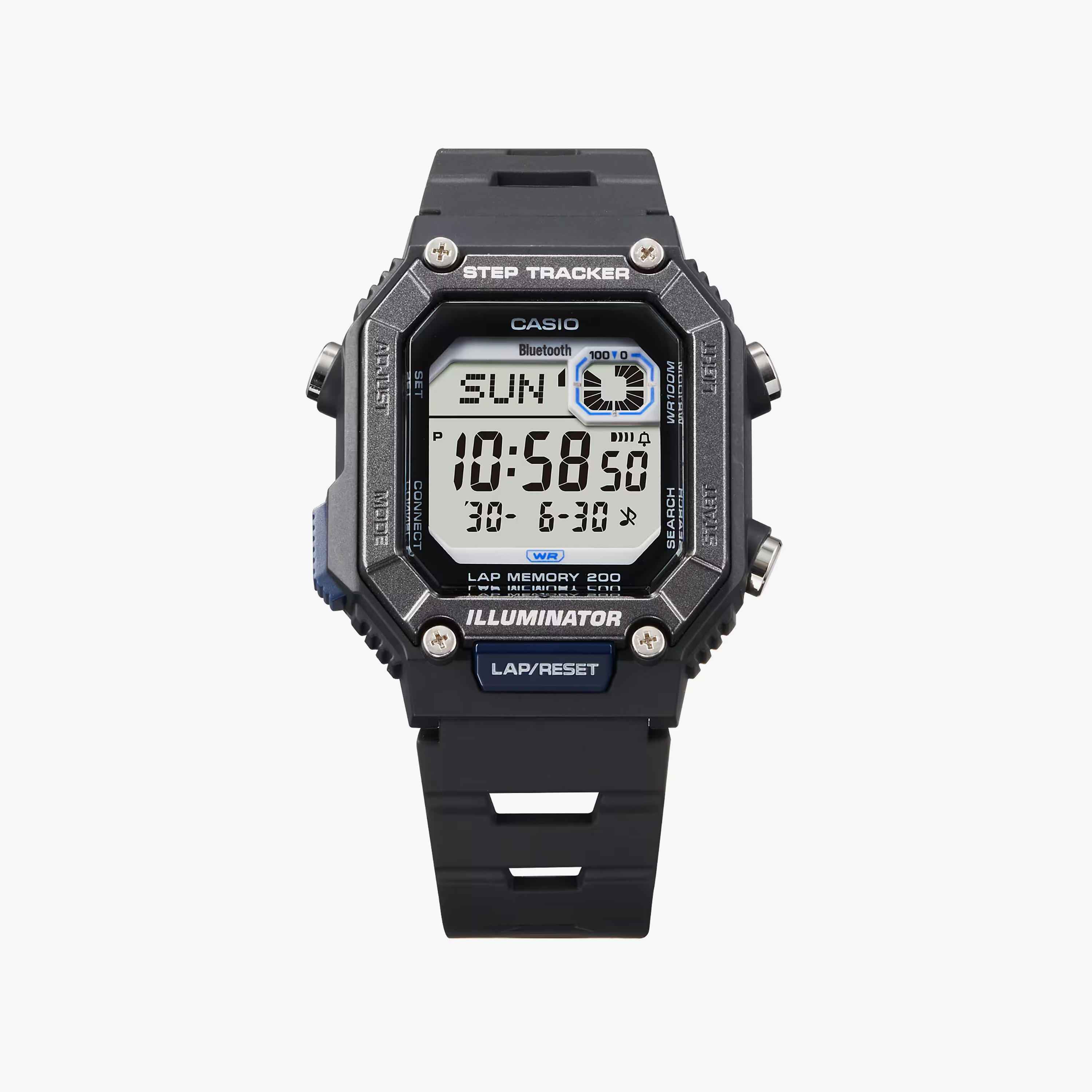 Casio Men's 41 MM Black Digital Resin Watch | WS-B1000-1AVDF-men-watchesandjewellery-watches-image-2