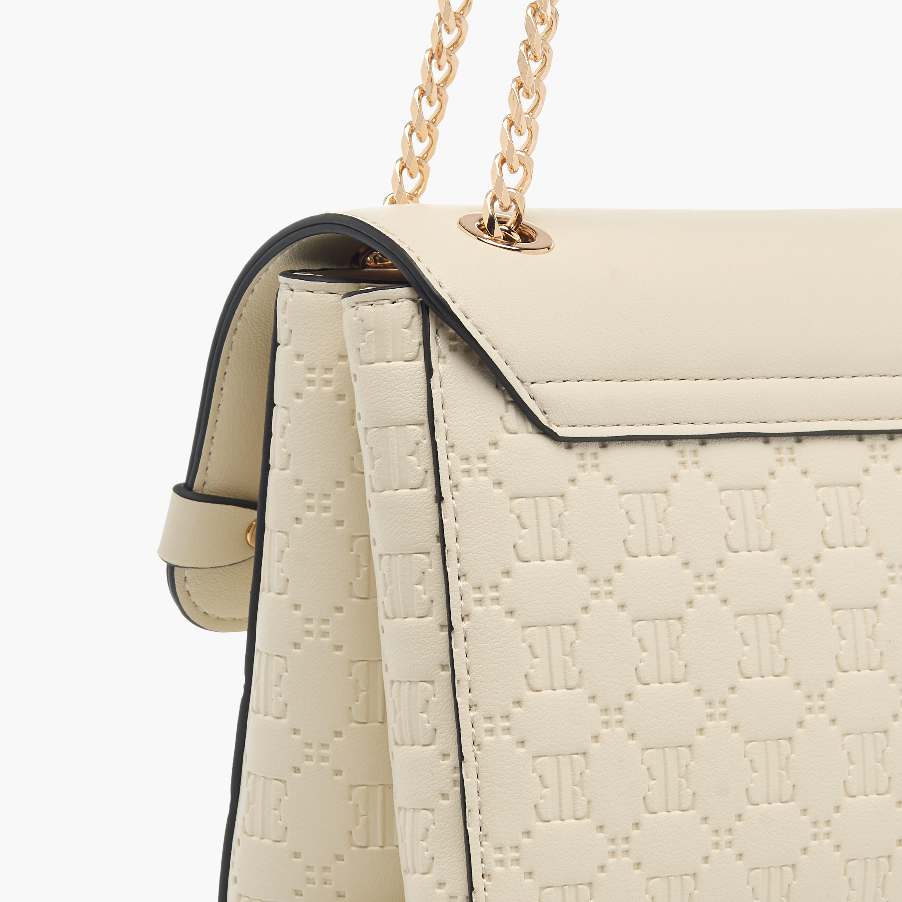 شنطة كروس بودي بنقوش مونوجرام وحزام سلسلة وقفل إغلاق تويست من إيل-women-bagsandwallets-handbags-image-5