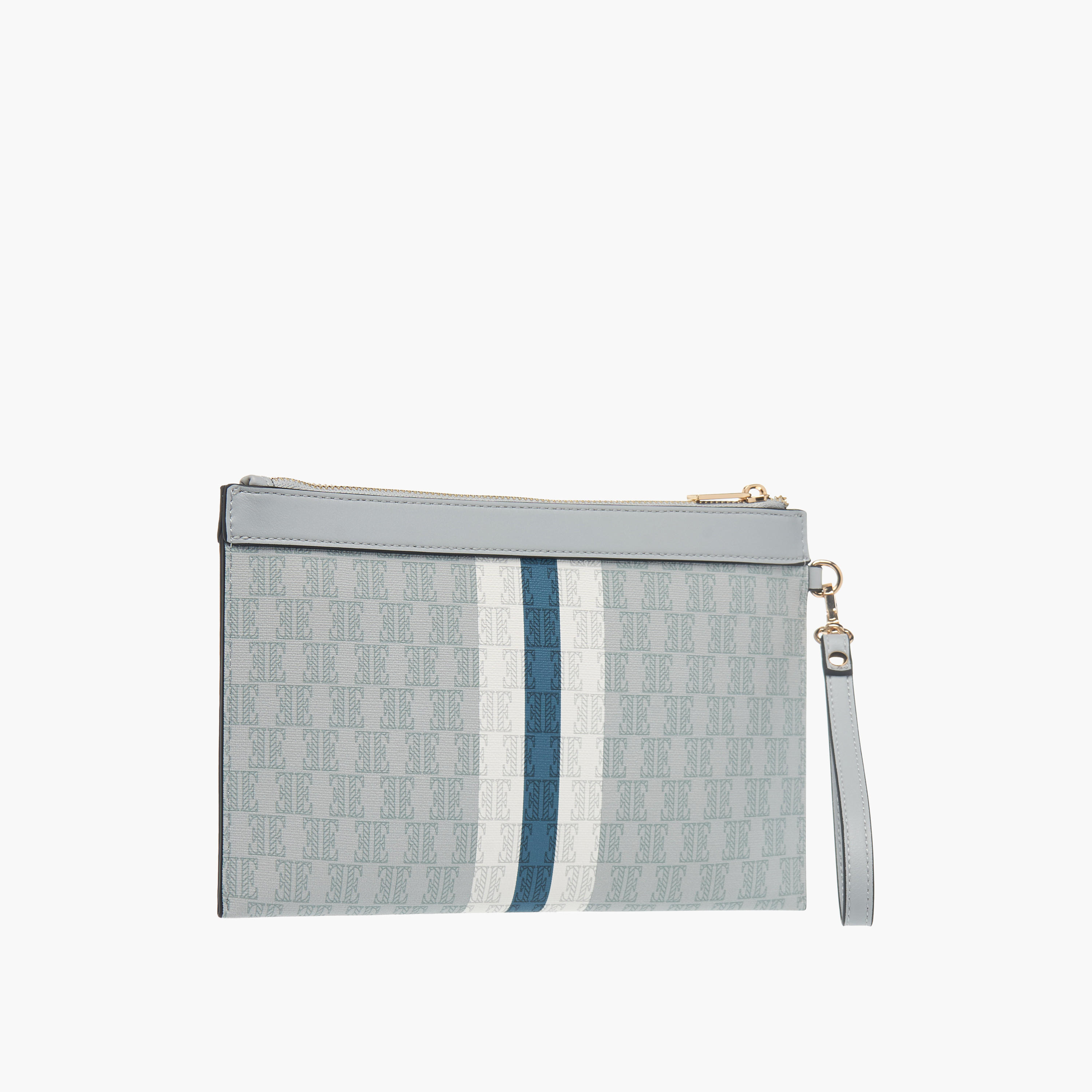 Elle Monogram Print Wallet with Zip Closure-women-bagsandwallets-wallets-image-2