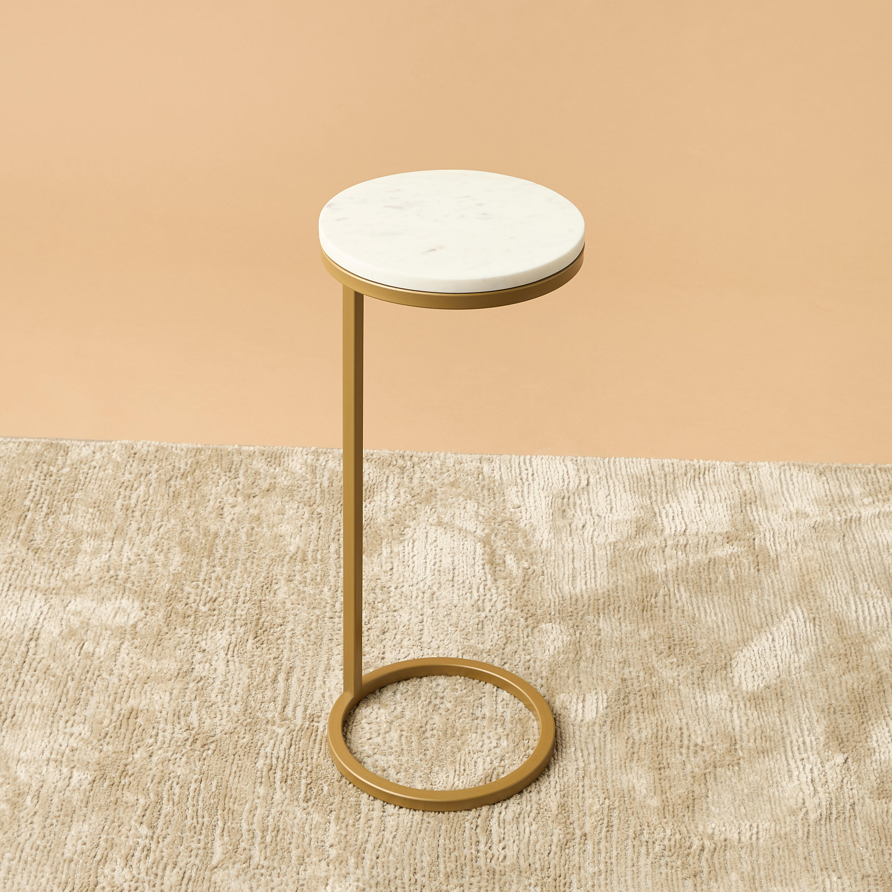 Marble Top C Accent Table-furniture-livingroom-sideandendtables-image-2