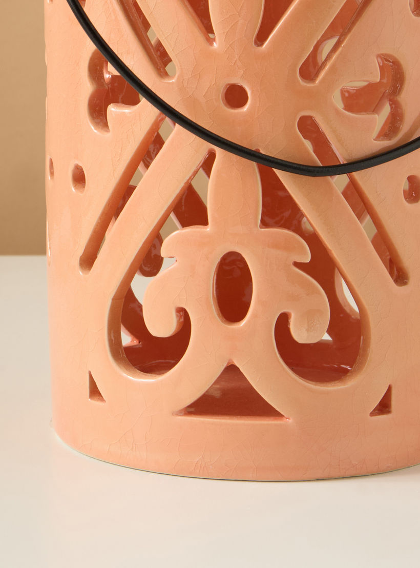 Palm Tree Detail Planter - 22 cms-household-decor-candleholdersandlanterns-image-5