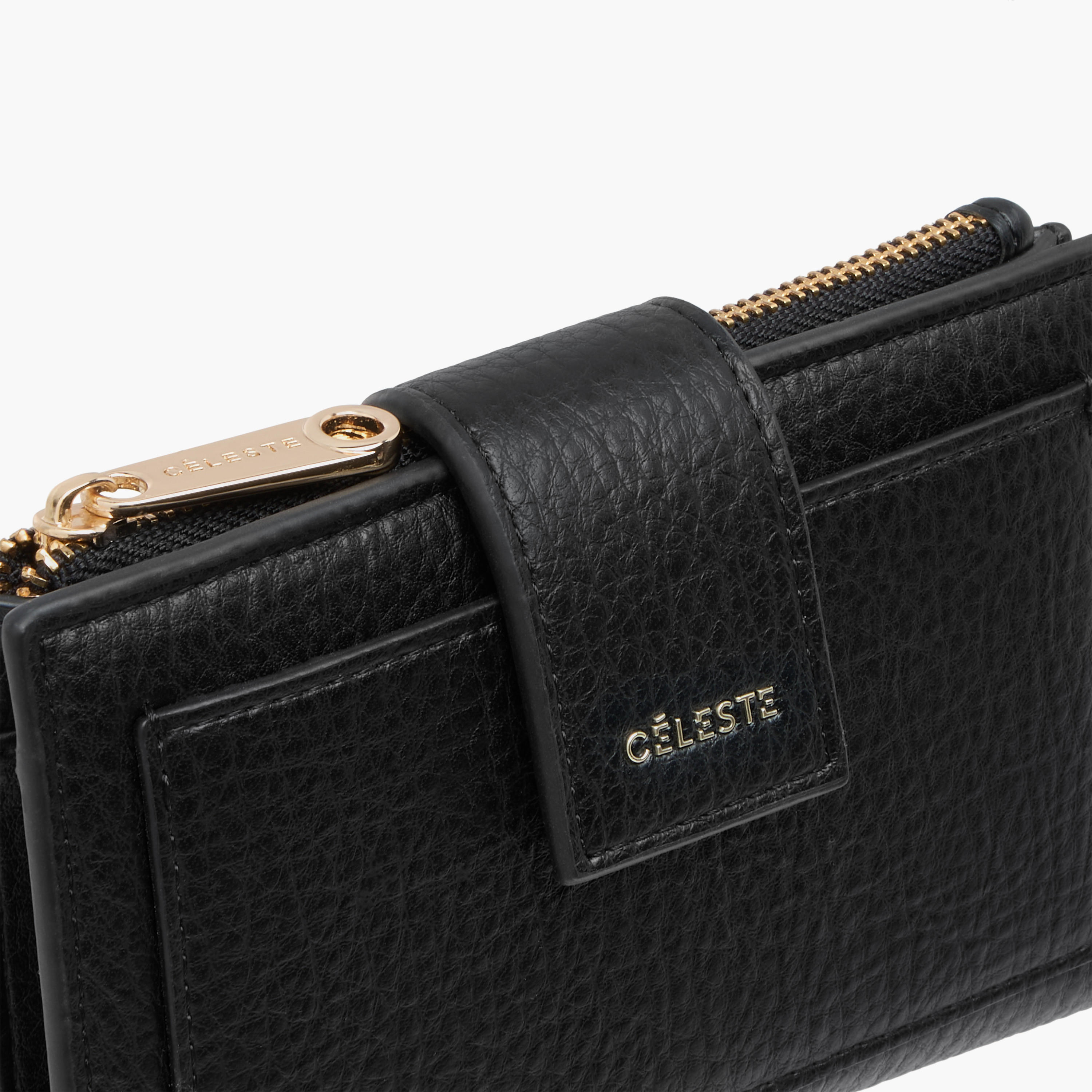 Celeste Textured Wallet with Button Closure-women-bagsandwallets-wallets-image-3