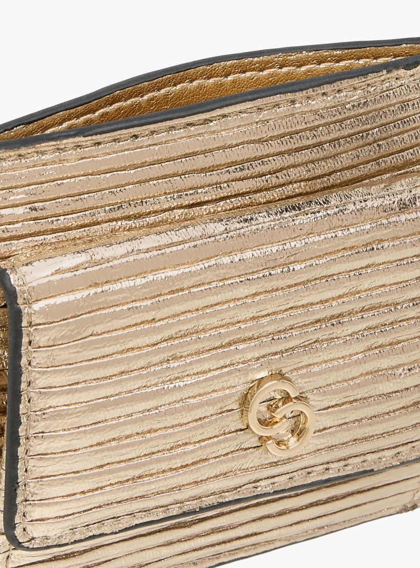 محفظة مجعدة بارزة الملمس بزر إغلاق من سيليست-women-bagsandwallets-wallets-image-3