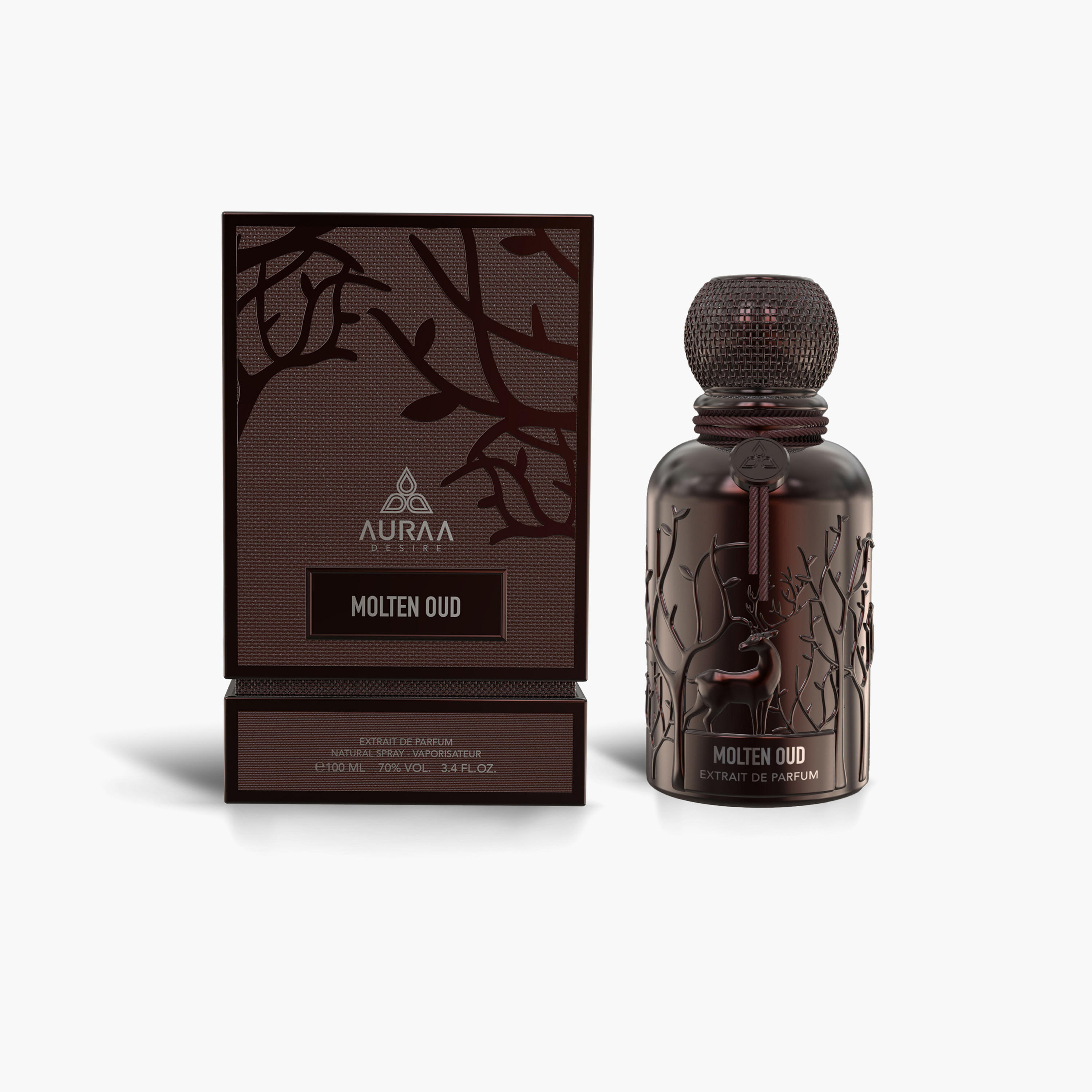 Auraa Desire Molten Oud Extrait De Parfum - 100 ml-beautyandpersonalcare-fragrance-unisex-image-3