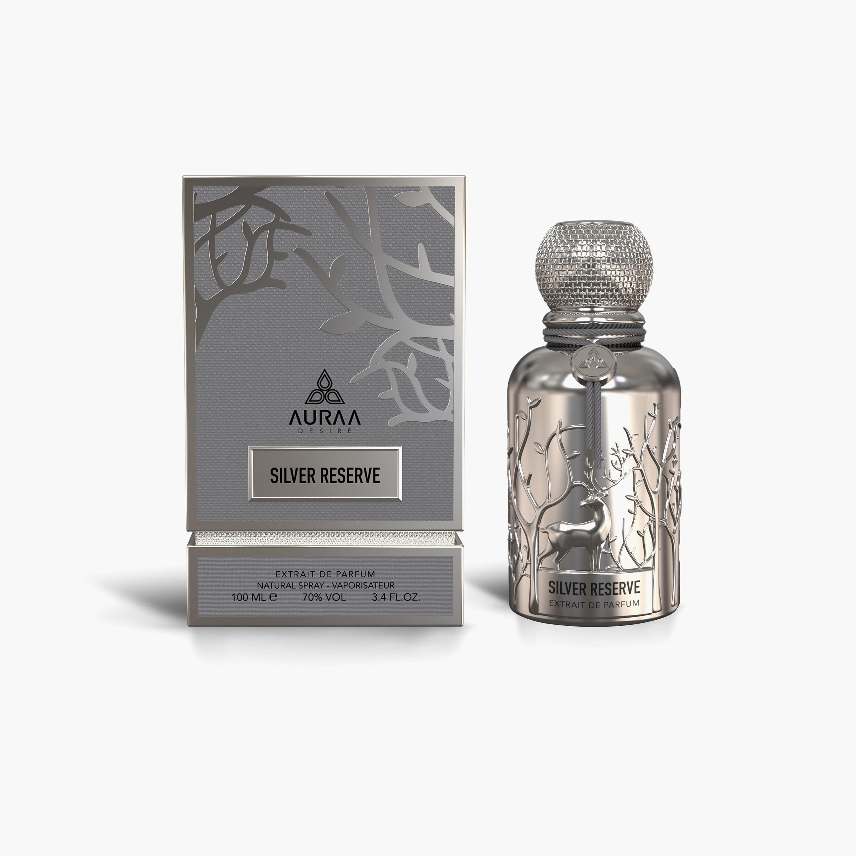 Auraa Desire Silver Reserve Extrait De Parfum - 100 ml-beautyandpersonalcare-fragrance-unisex-image-2