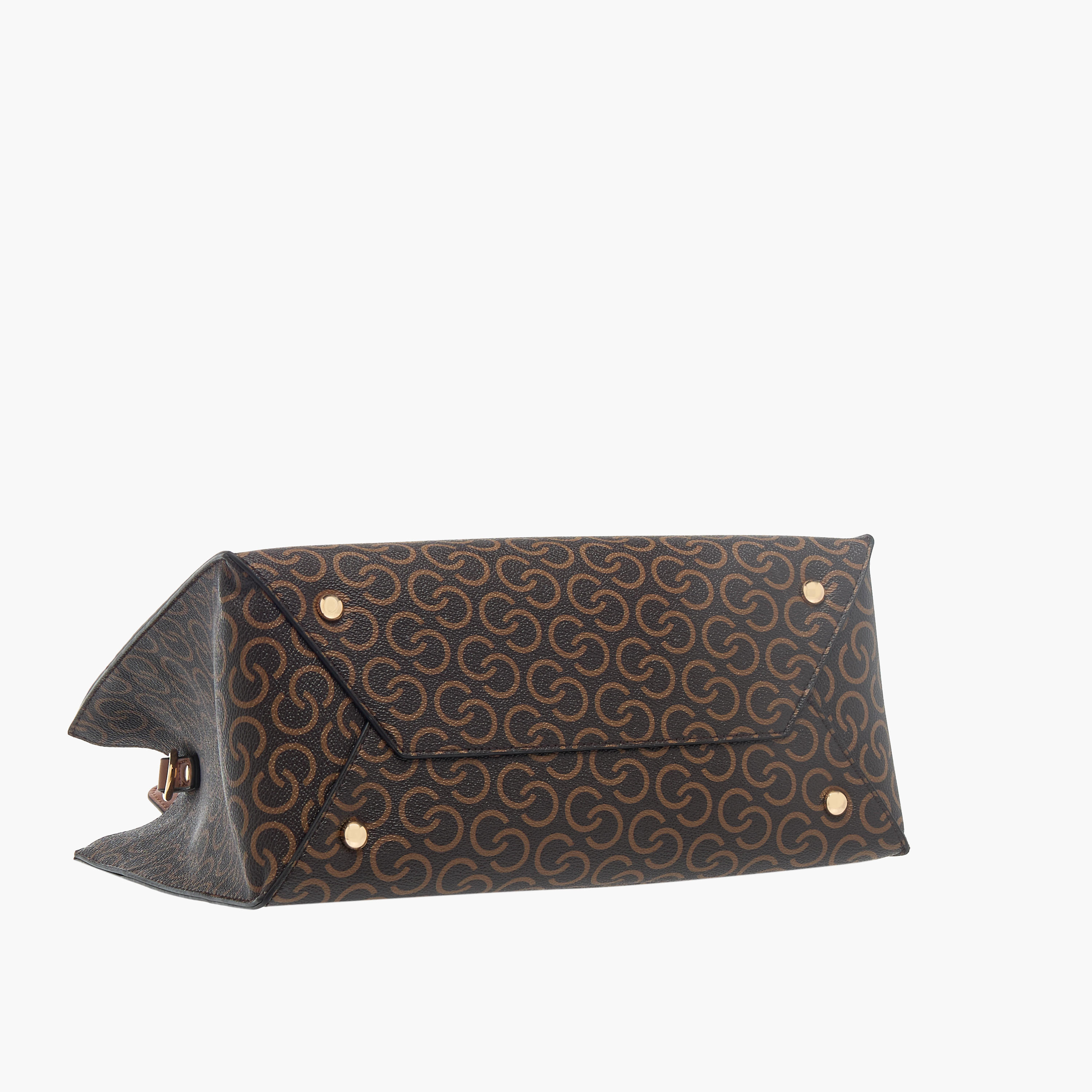 شنطة توتي بطبعات مونوجرام وحزام قابل للتعديل وسحاب إغلاق من سيليست-women-bagsandwallets-handbags-image-7
