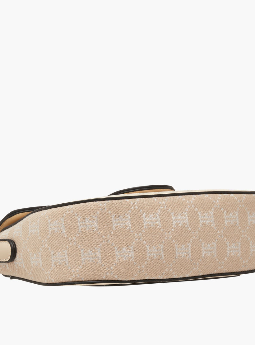 Elle Monogram Textured Crossbody Bag with Adjustable Strap-women-bagsandwallets-handbags-image-6