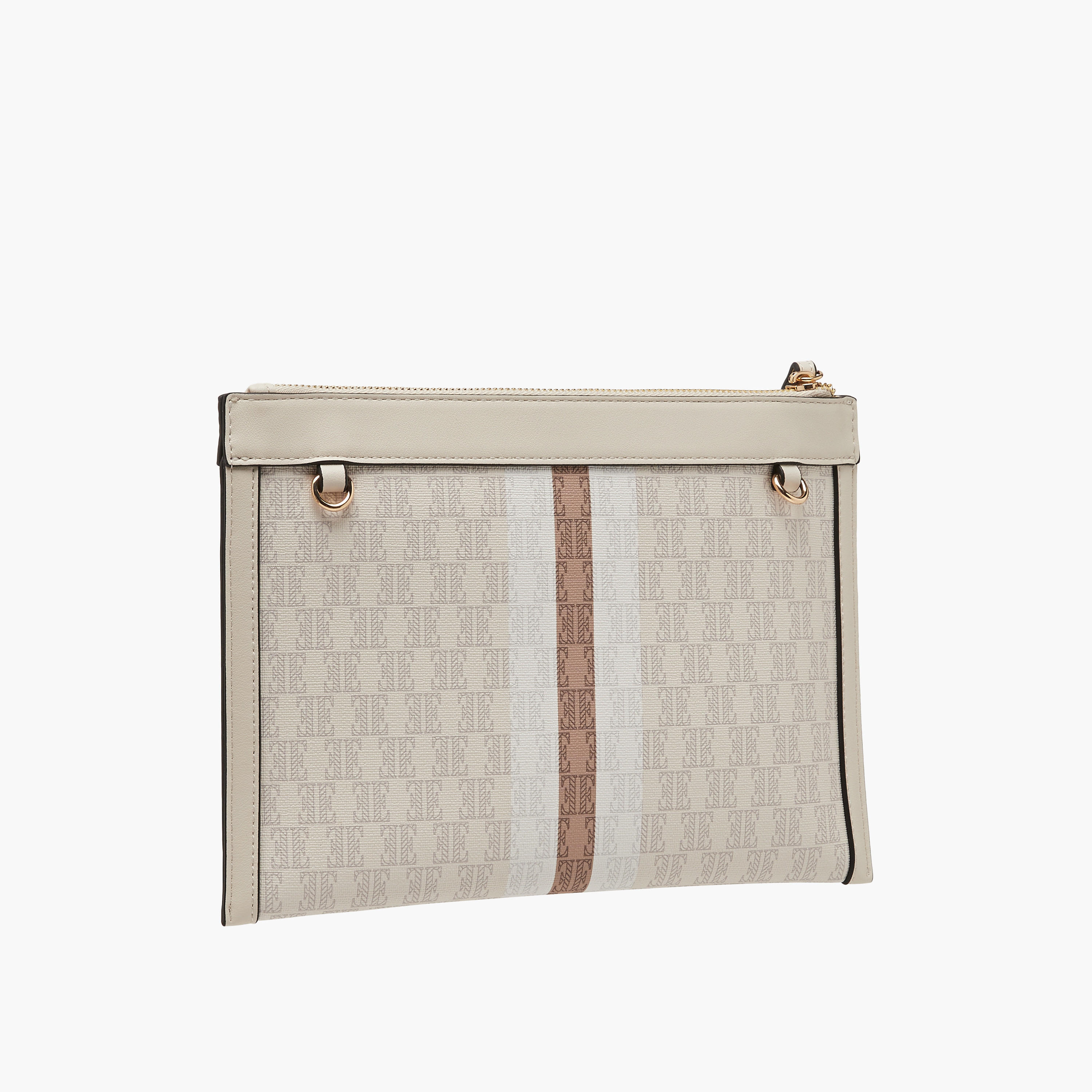 شنطة كروس بودي بتصميم مونوجرام وحزام قابل للتعديل من إيل-women-bagsandwallets-handbags-image-4