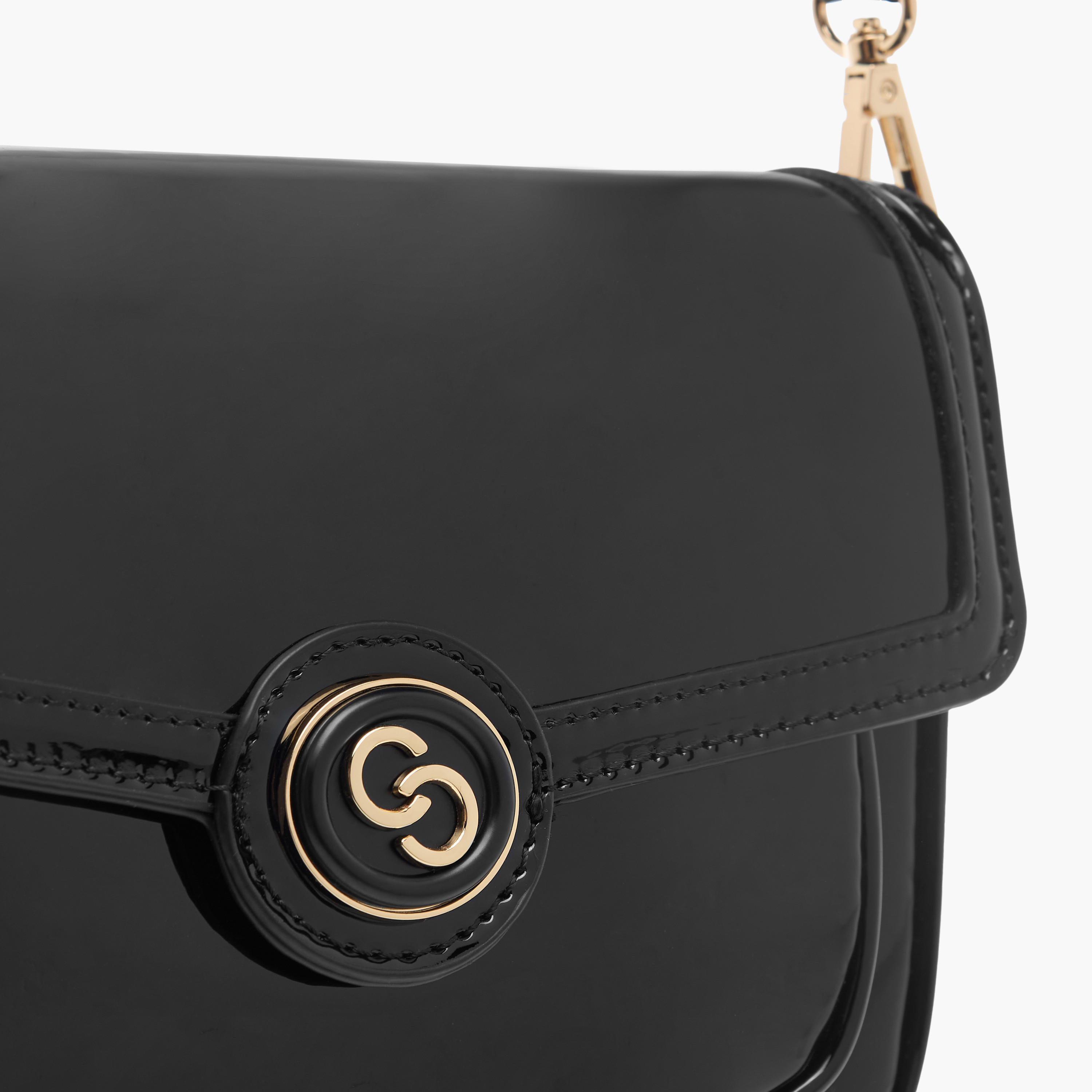 شنطة كروس بودي سادة بحزام قابل للفصل وطية إغلاق من سيليست-women-bagsandwallets-handbags-image-4