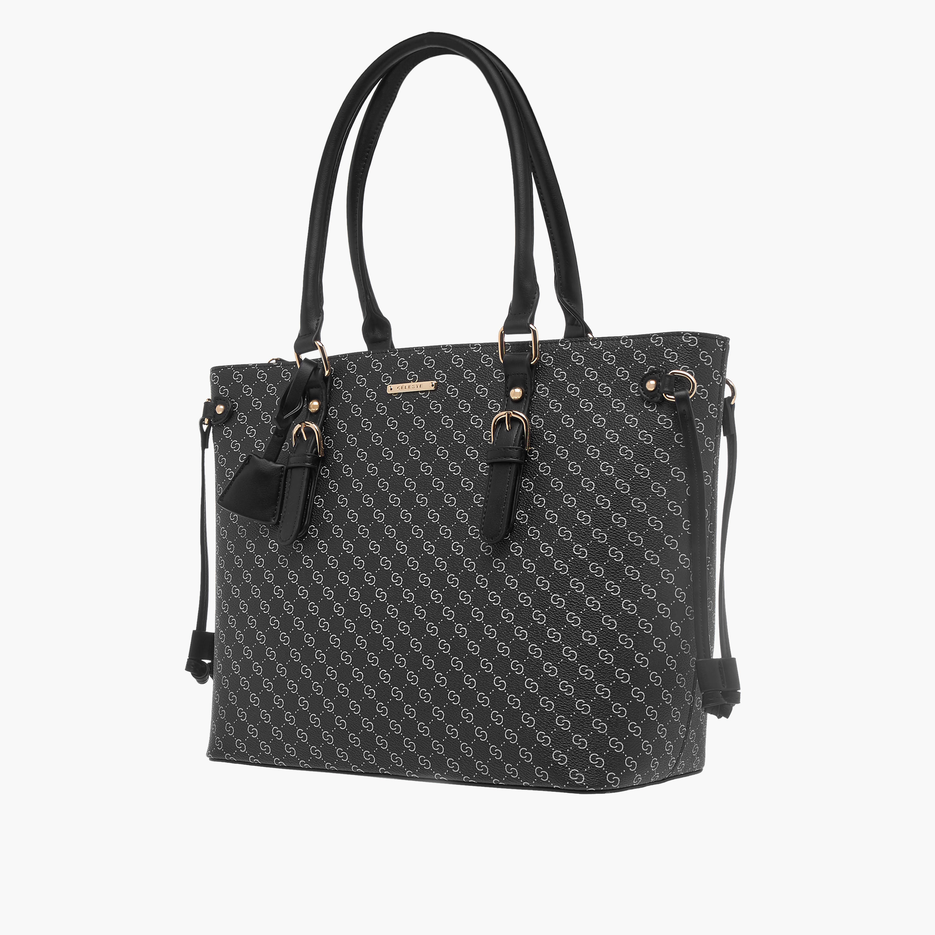 Celeste Monogram Print 4-Piece Bag Set-women-bagsandwallets-handbags-image-5