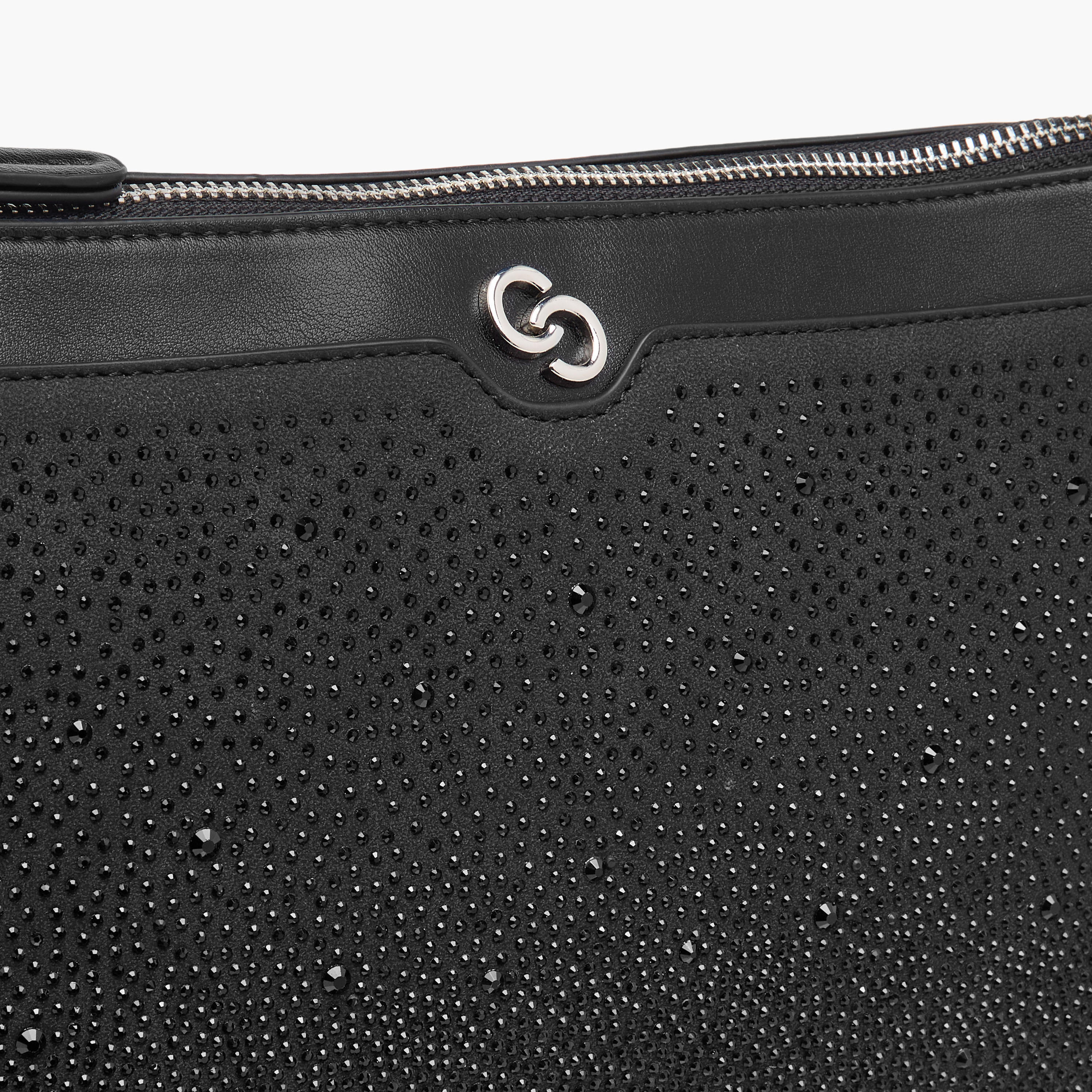 Celeste Embellished Crossbody Bag with Zip Closure and Chain Strap-women-bagsandwallets-handbags-image-4