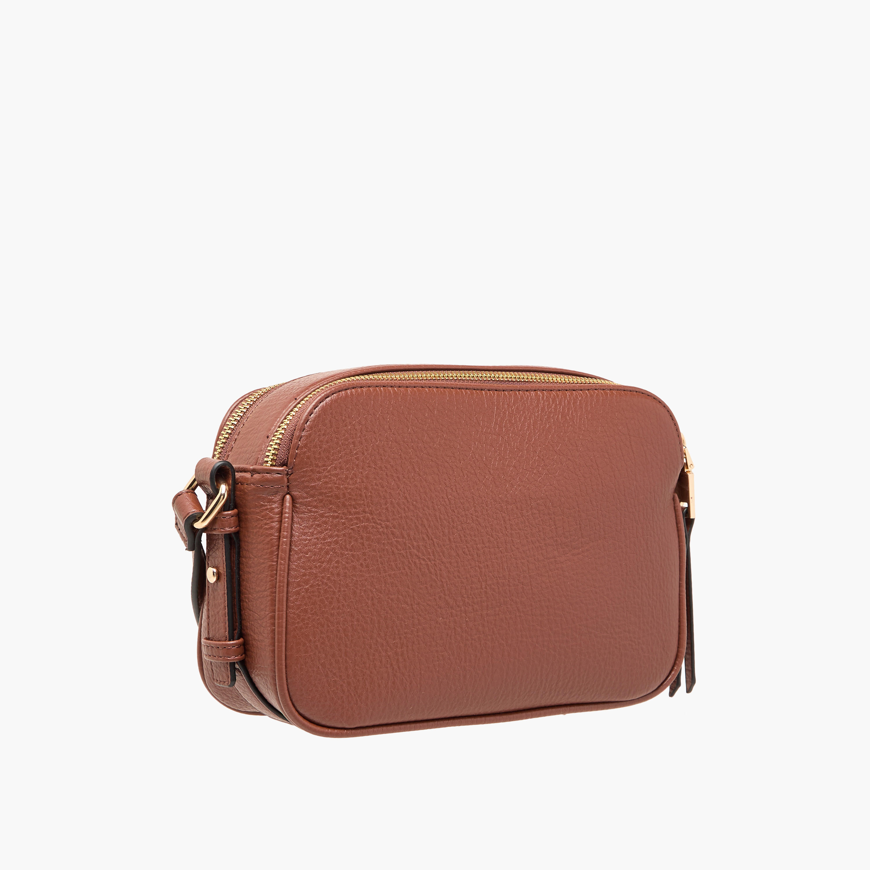 شنطة كروس بودي بارزة الملمس بسحاب إغلاق وحزام قابل للتعديل من سيليست-women-bagsandwallets-handbags-image-8