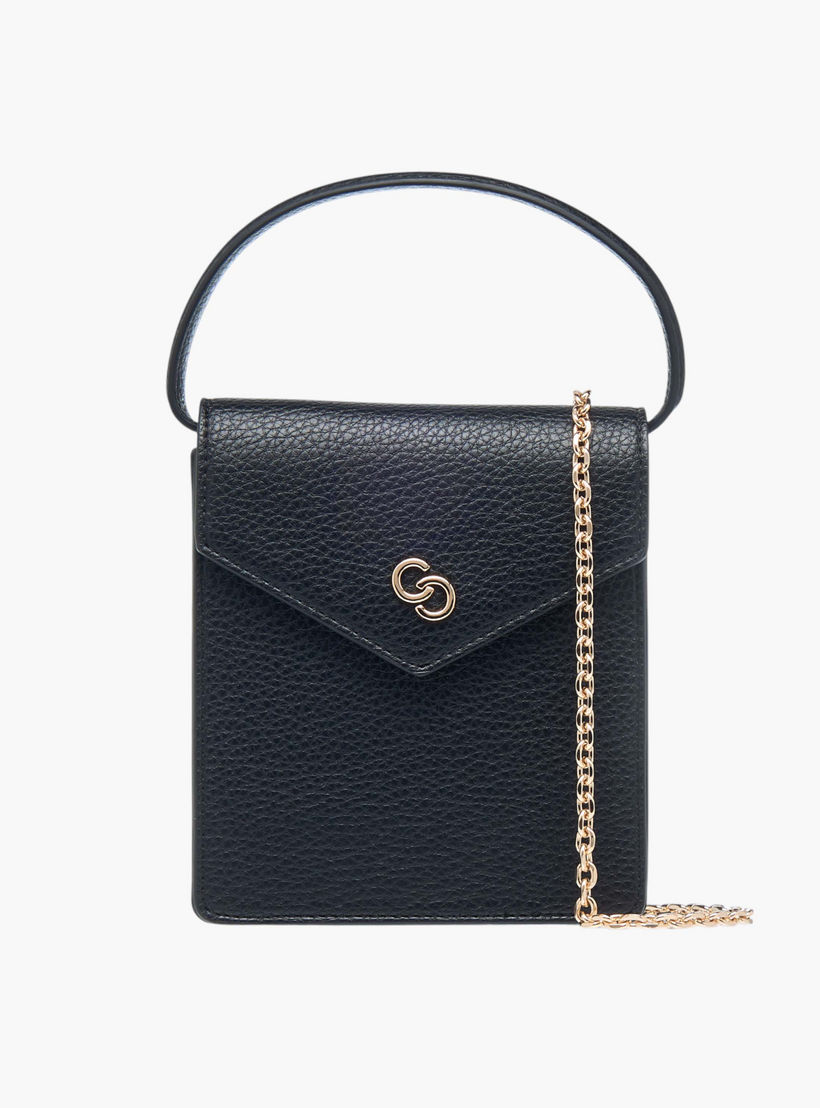 شنطة ساتشيل بارزة الملمس بمقبض وطيّة إغلاق من سيليست-women-bagsandwallets-handbags-image-8
