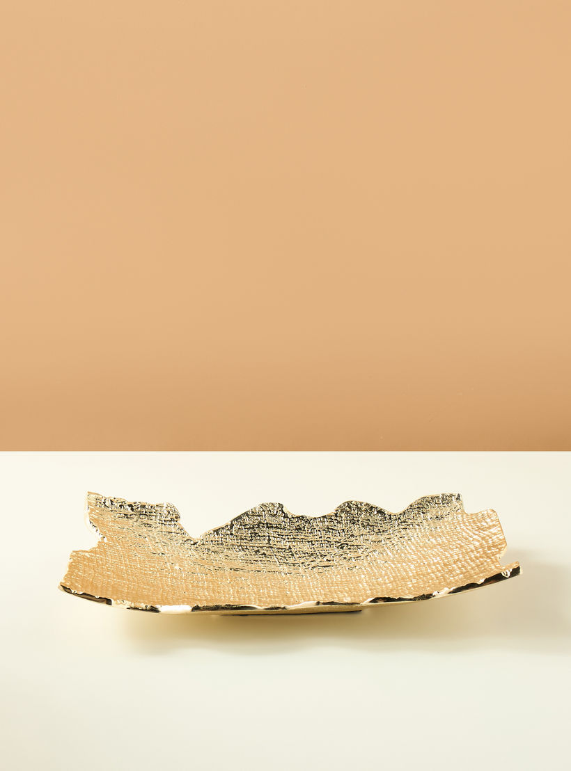 Textured Decorative Tray - 34x18x6 cms-household-dining-serveware-servingtrays-image-2