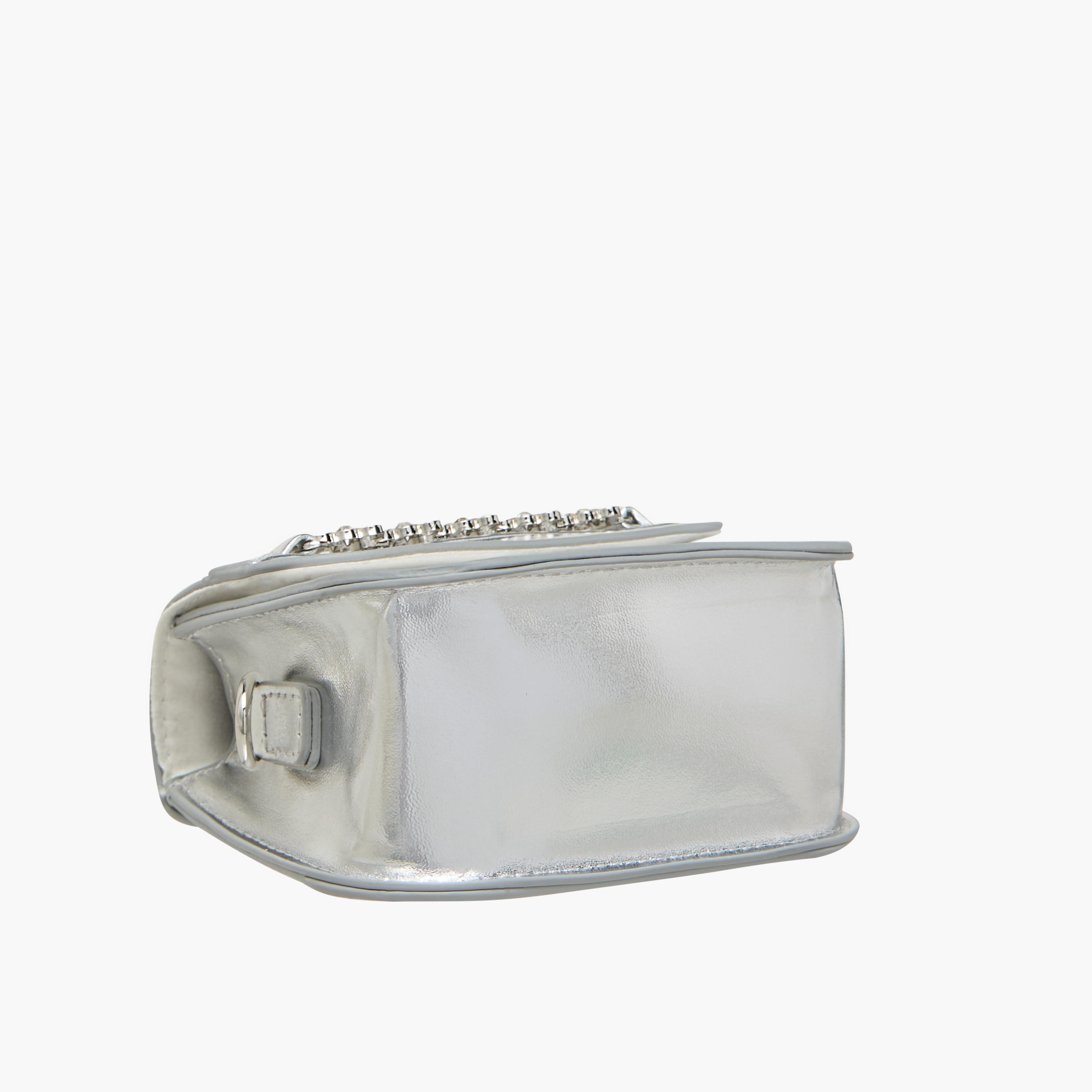 Little Missy Embellished Crossbody Bag with Detachable Chain Strap and Button Closure-girls-accessories-bags-image-5