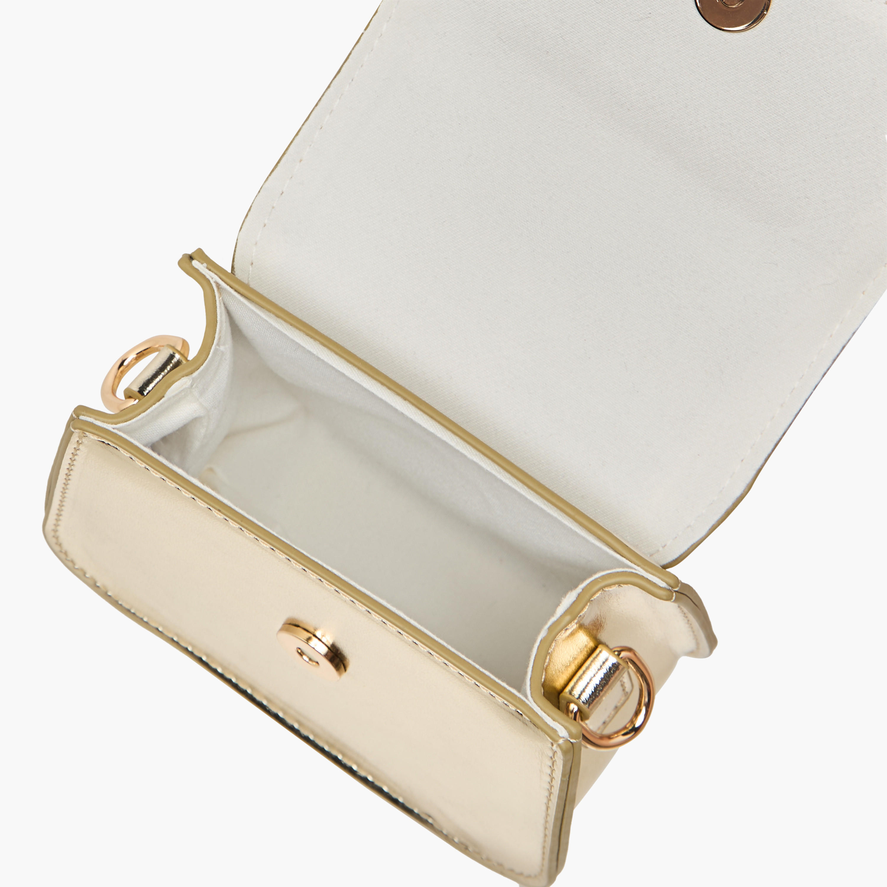Little Missy Embellished Crossbody Bag with Detachable Chain Strap and Button Closure-girls-accessories-bags-image-6