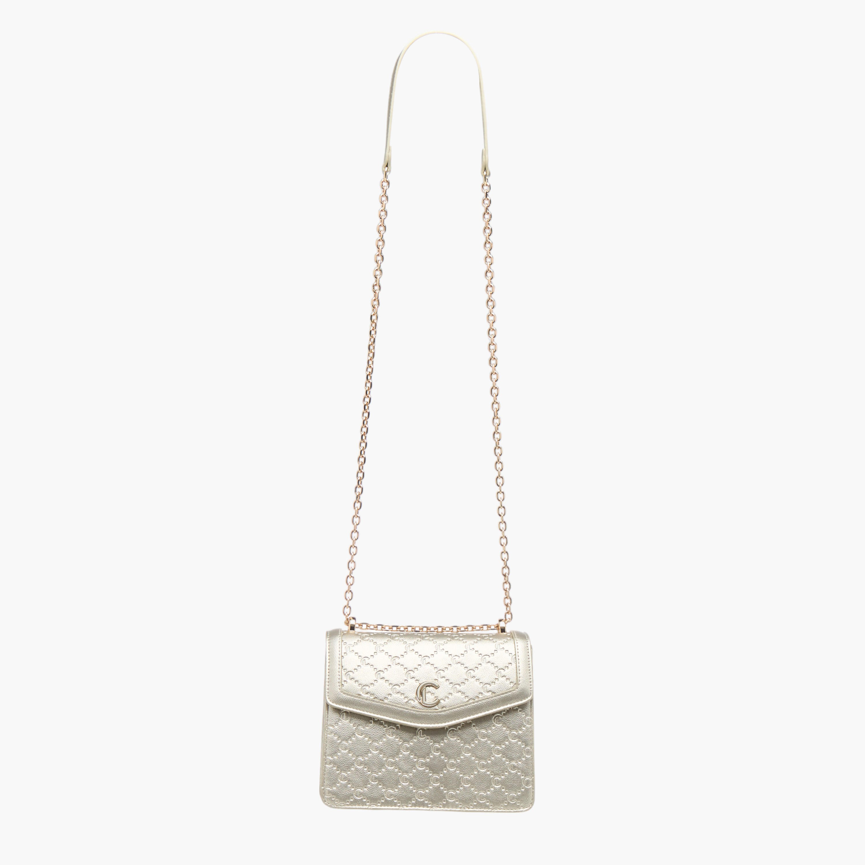 Le Confort Monogram Embossed Crossbody Bag with Magnetic Closure-women-bagsandwallets-handbags-image-2