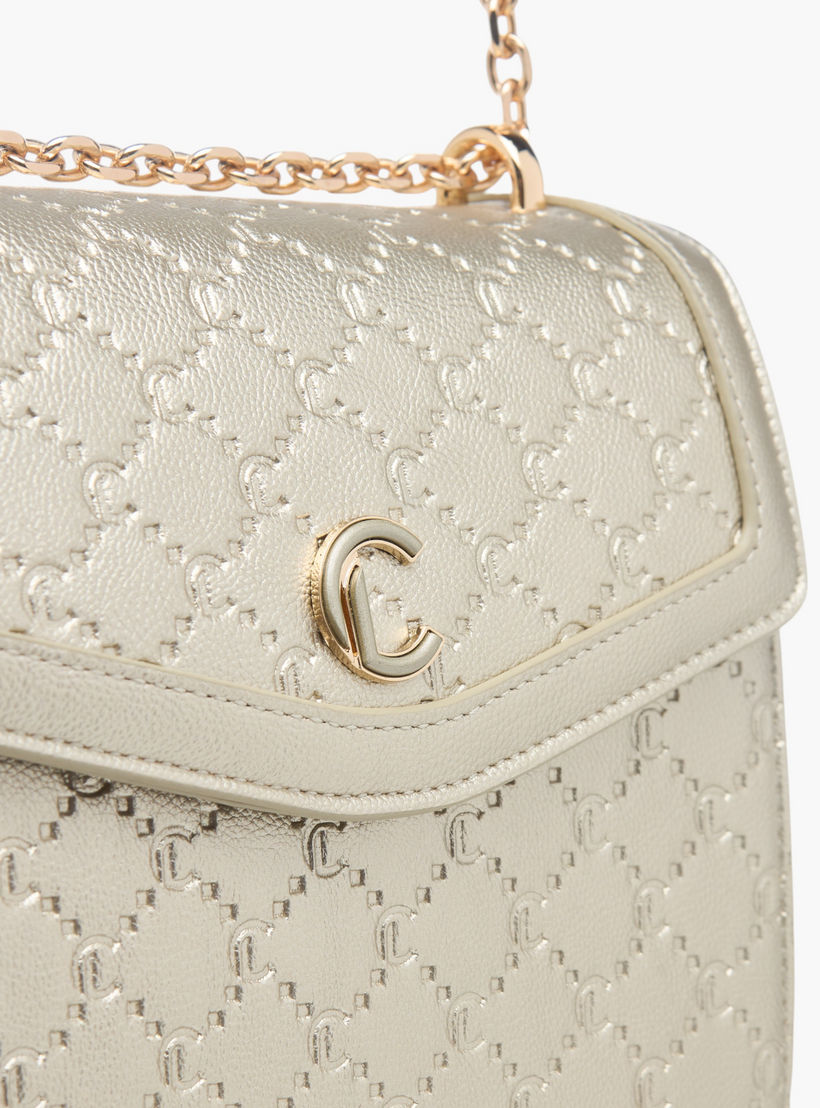 Le Confort Monogram Embossed Crossbody Bag with Magnetic Closure-women-bagsandwallets-handbags-image-4