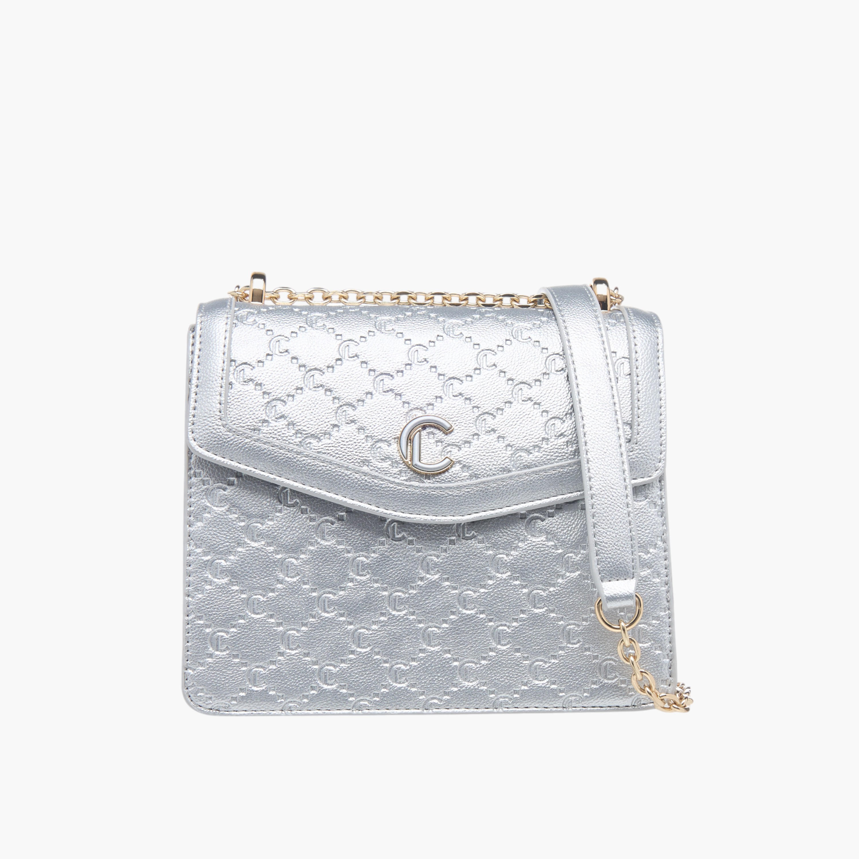 Le Confort Monogram Embossed Crossbody Bag with Magnetic Closure-women-bagsandwallets-handbags-image-8