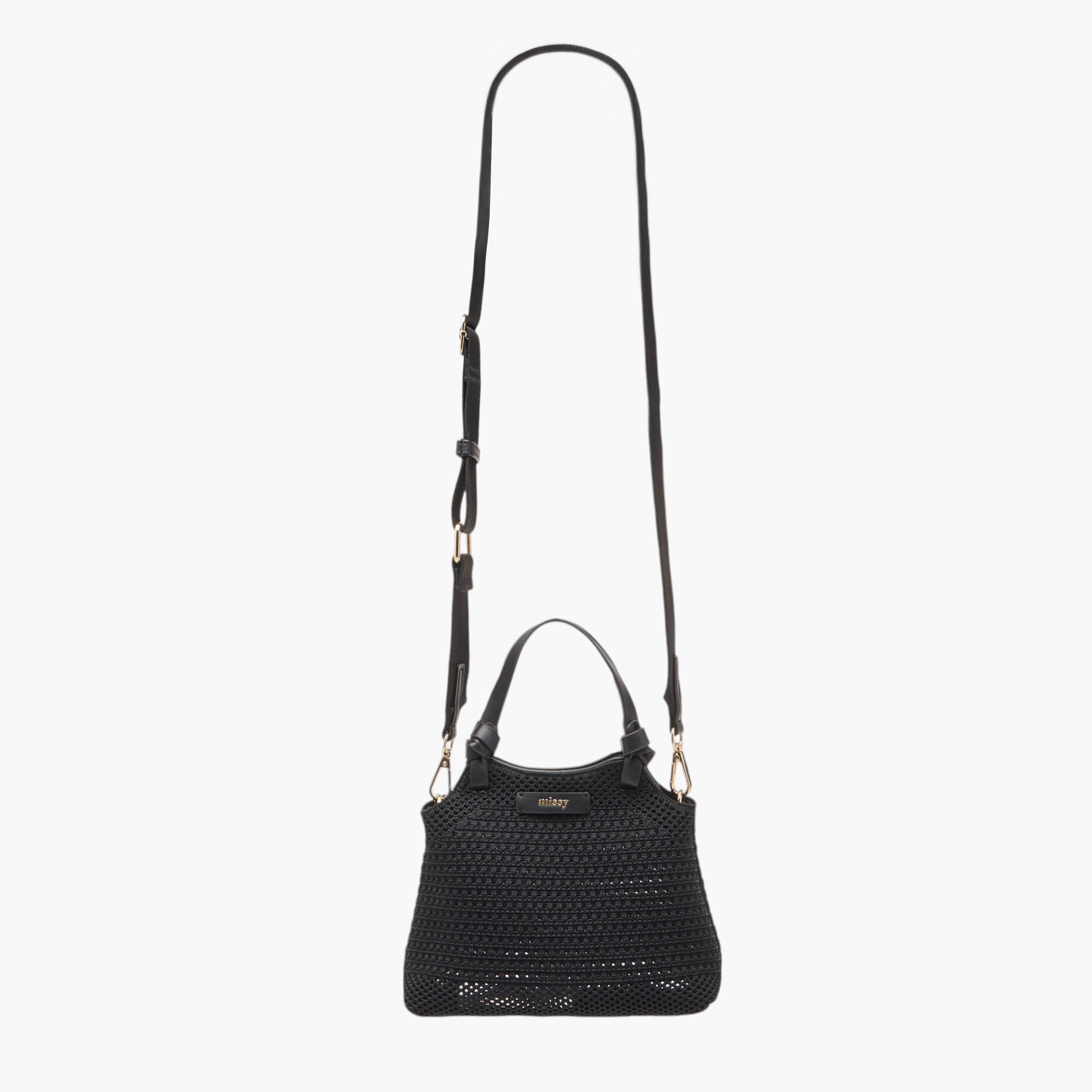 شنطة كتف بارزة الملمس بحزام قابل للفصل مع شنطة صغيرة من ميسي-women-bagsandwallets-handbags-image-2