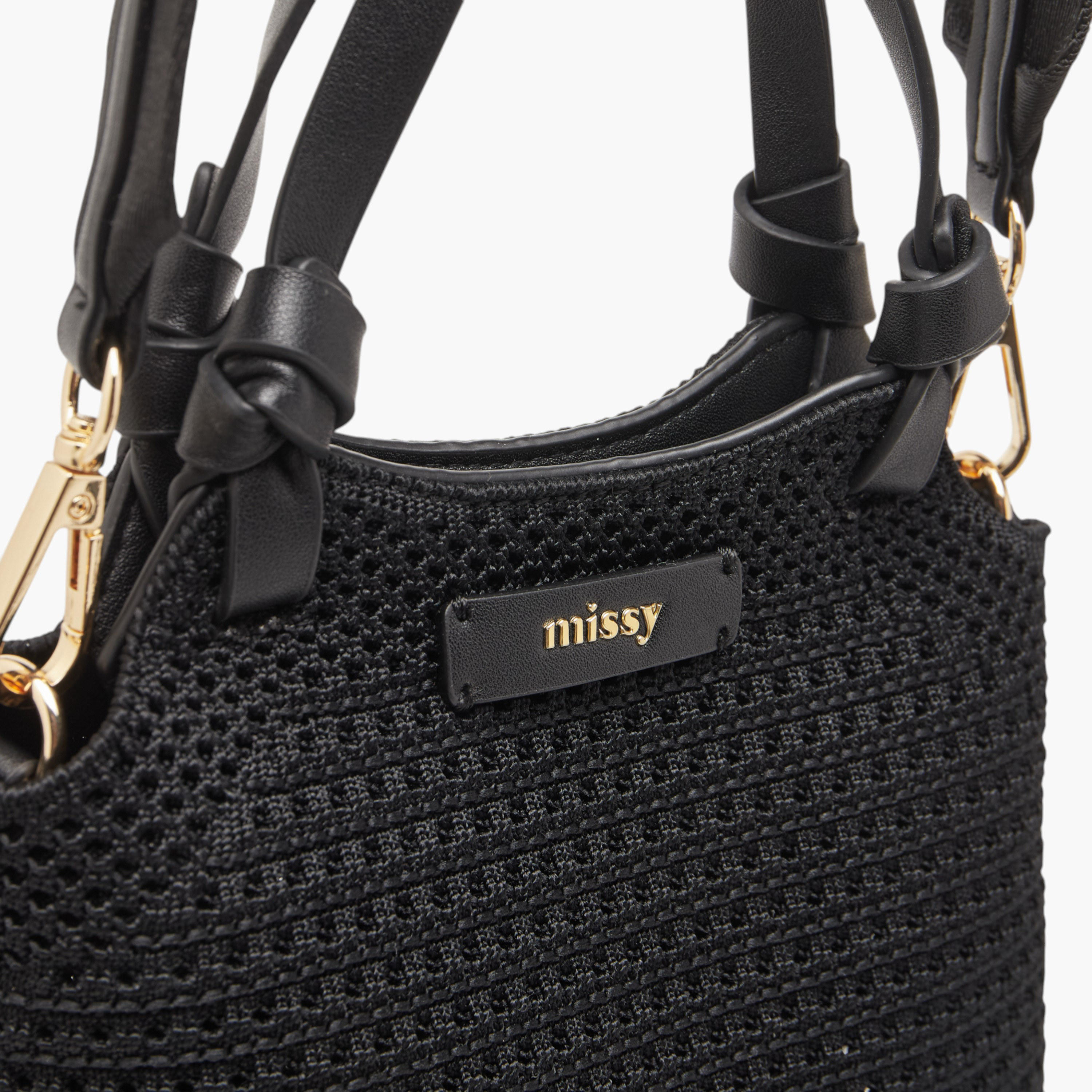 شنطة كتف بارزة الملمس بحزام قابل للفصل مع شنطة صغيرة من ميسي-women-bagsandwallets-handbags-image-5
