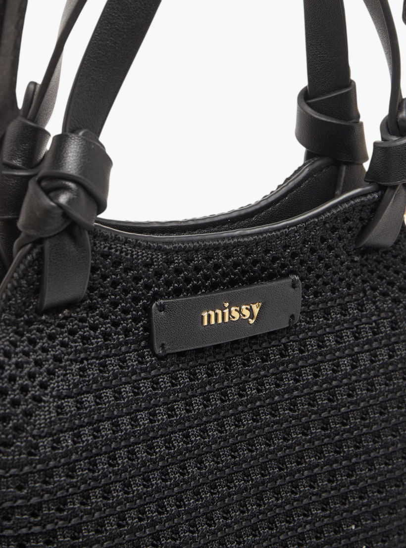 شنطة كتف بارزة الملمس بحزام قابل للفصل مع شنطة صغيرة من ميسي-women-bagsandwallets-handbags-image-5