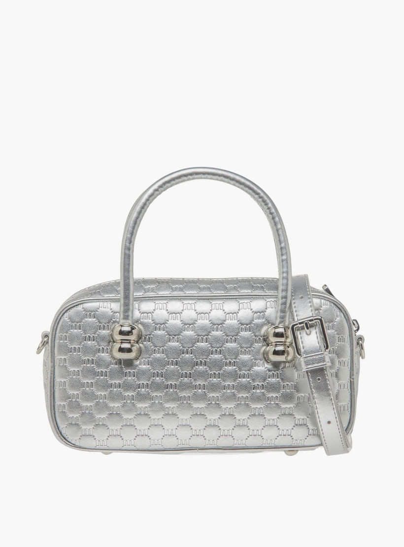 شنطة كروس بودي مزينة بحجر الراين وحزام سلسلة وسحاب إغلاق من ميسي-women-bagsandwallets-handbags-image-1