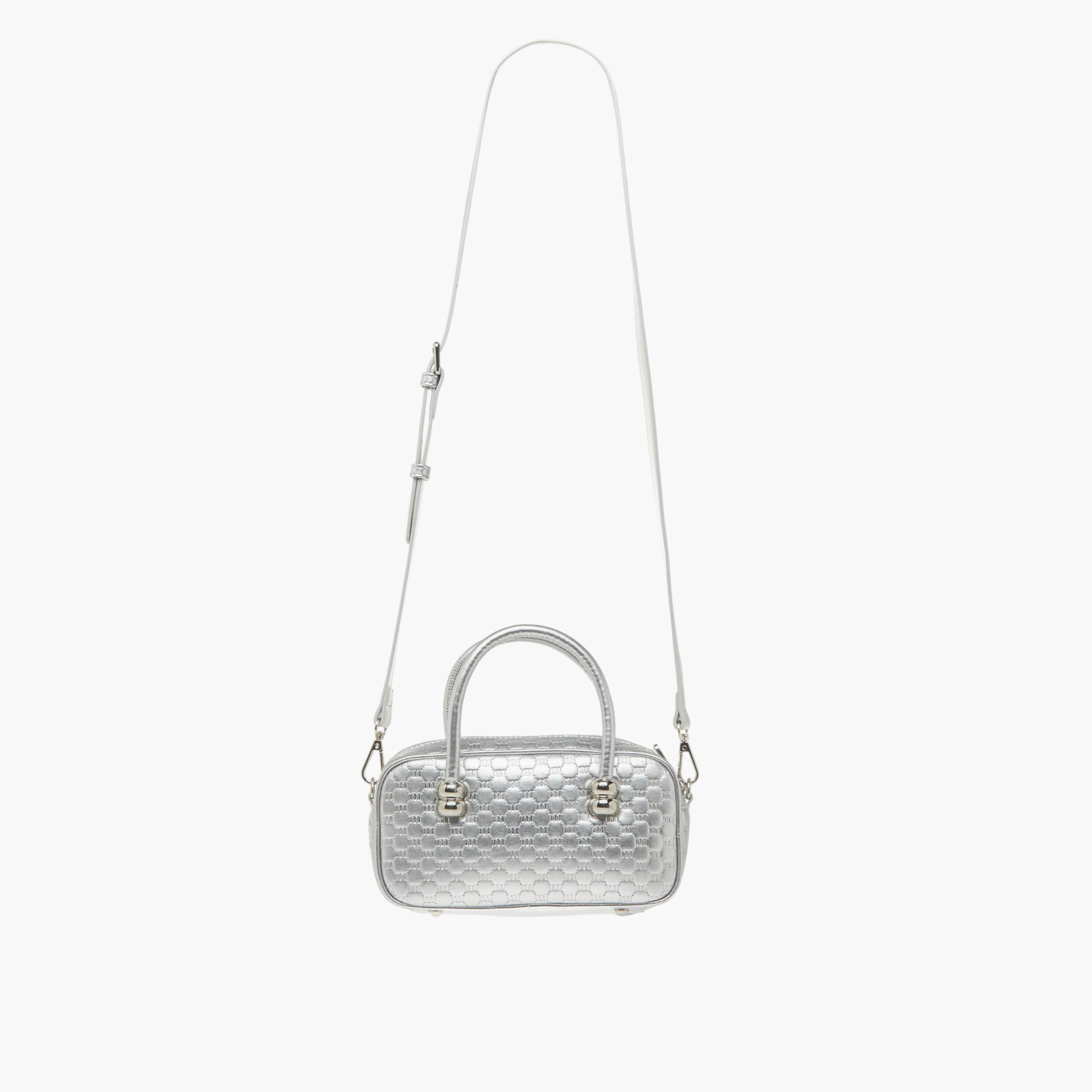 شنطة كروس بودي مزينة بحجر الراين وحزام سلسلة وسحاب إغلاق من ميسي-women-bagsandwallets-handbags-image-2