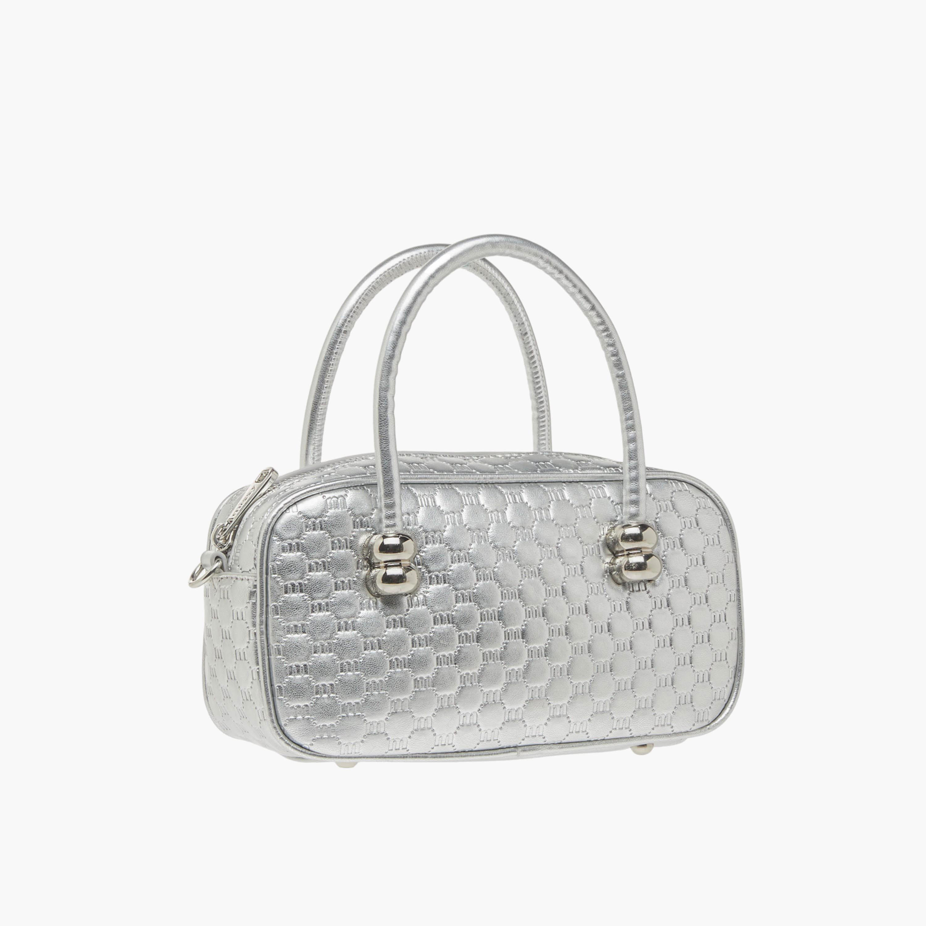 شنطة كروس بودي مزينة بحجر الراين وحزام سلسلة وسحاب إغلاق من ميسي-women-bagsandwallets-handbags-image-3