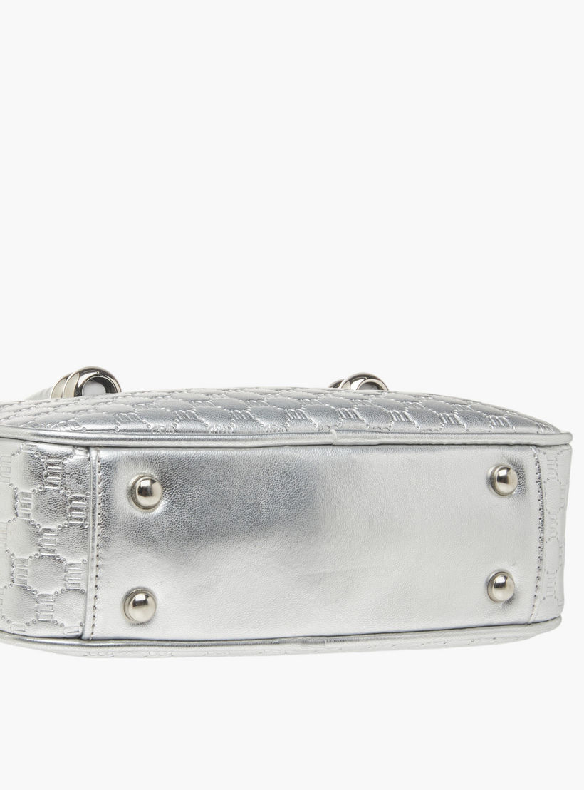 شنطة كروس بودي مزينة بحجر الراين وحزام سلسلة وسحاب إغلاق من ميسي-women-bagsandwallets-handbags-image-5
