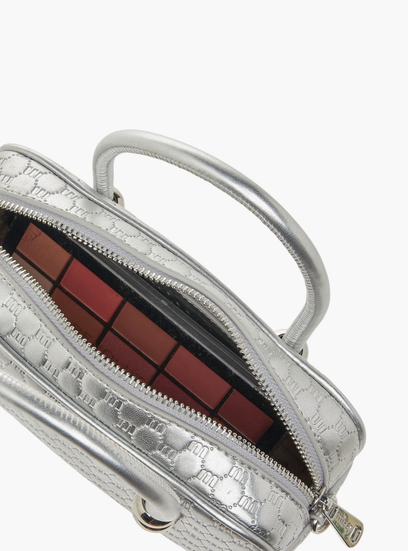 شنطة كروس بودي مزينة بحجر الراين وحزام سلسلة وسحاب إغلاق من ميسي-women-bagsandwallets-handbags-image-6