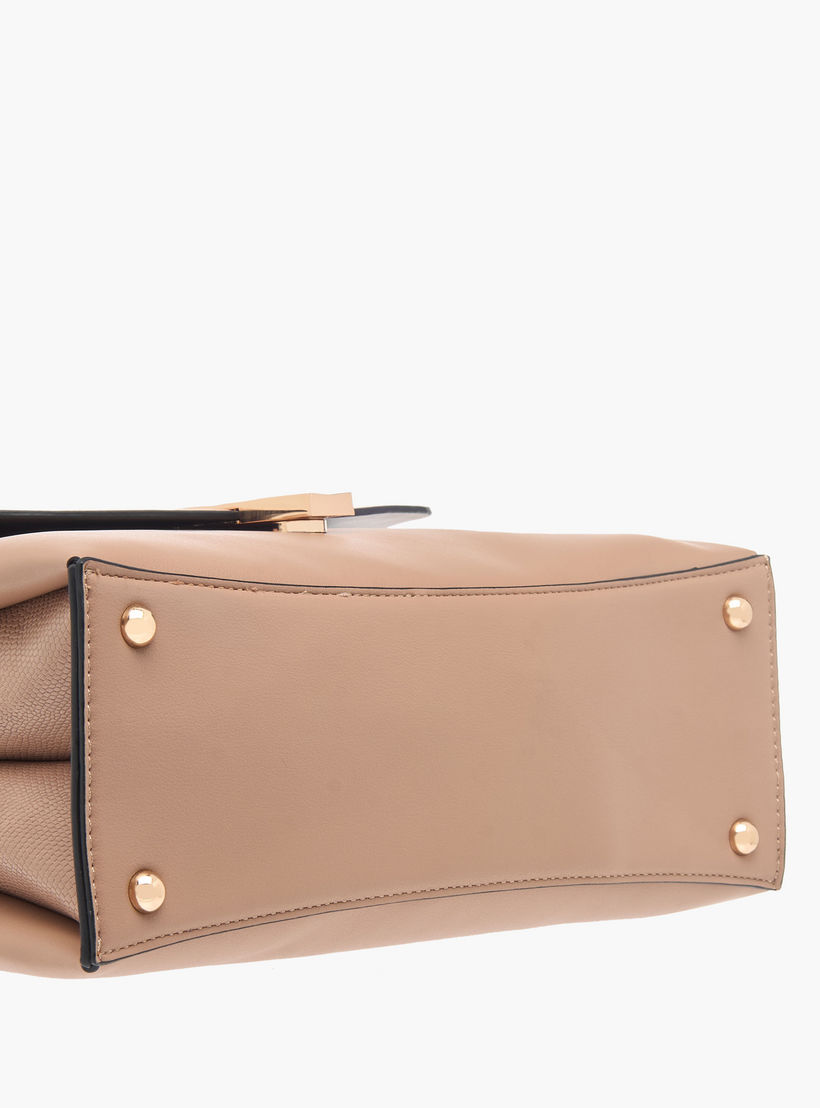 شنطة توتي بارزة الملمس بمقبض علوي وحزام قابل للتعديل من لويلا جراي-women-bagsandwallets-handbags-image-7