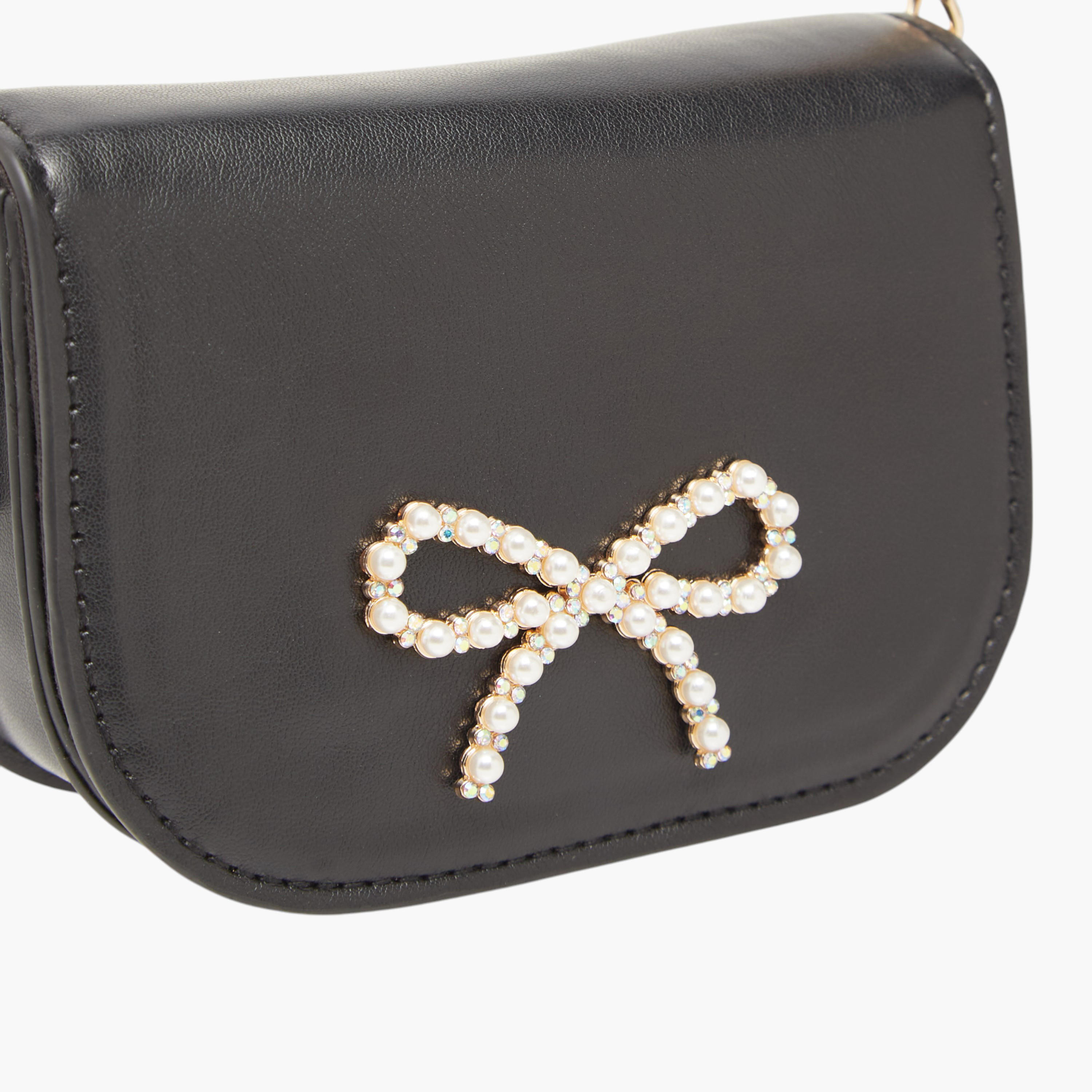 Little Missy Pearl Embellished Crossbody Bag with Magnetic Button Closure-girls-accessories-bags-image-4