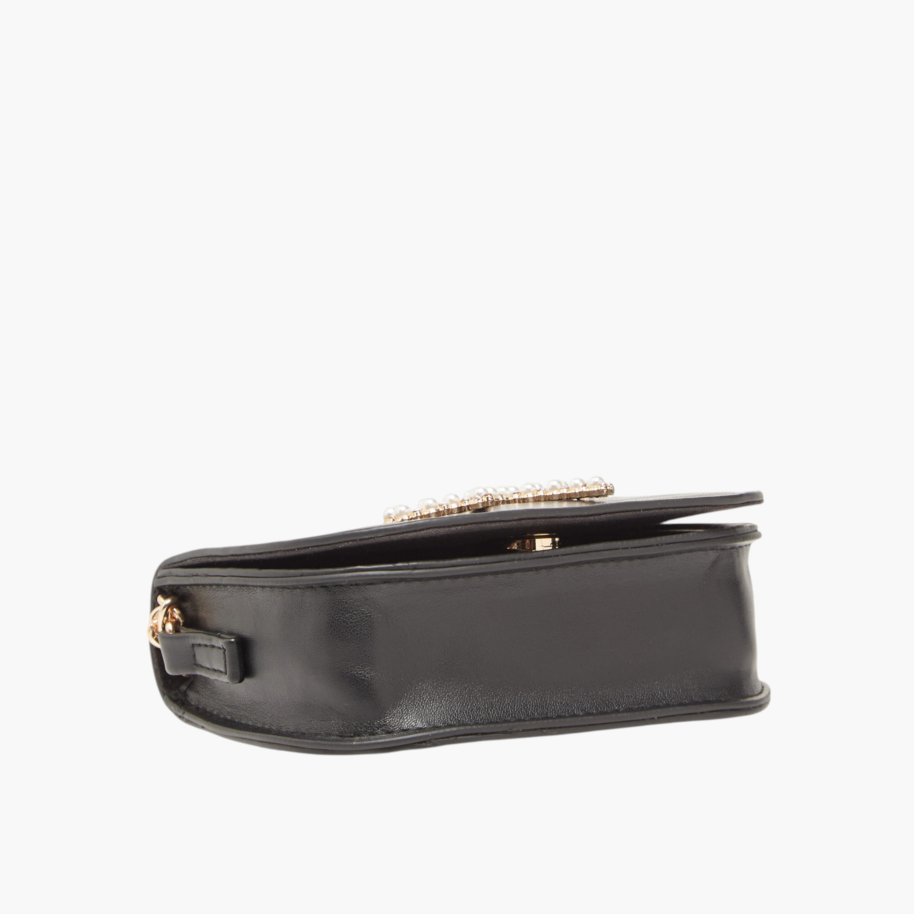 Little Missy Pearl Embellished Crossbody Bag with Magnetic Button Closure-girls-accessories-bags-image-5