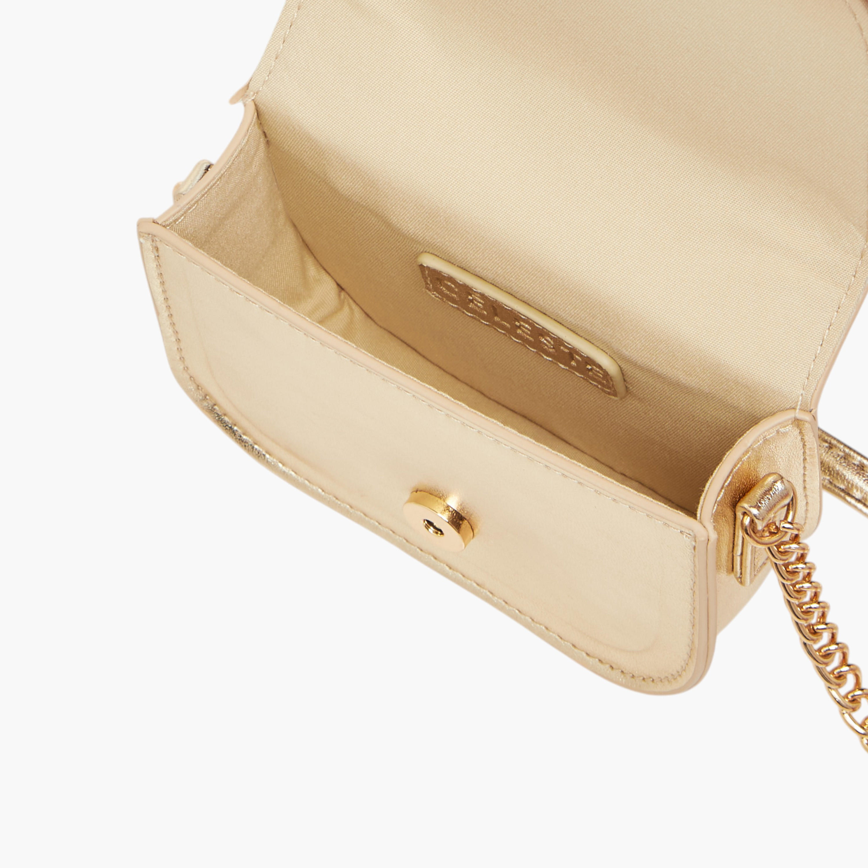 Celeste Bow Embellished Crossbody Bag with Chain Strap and Button Closure-girls-accessories-bags-image-6