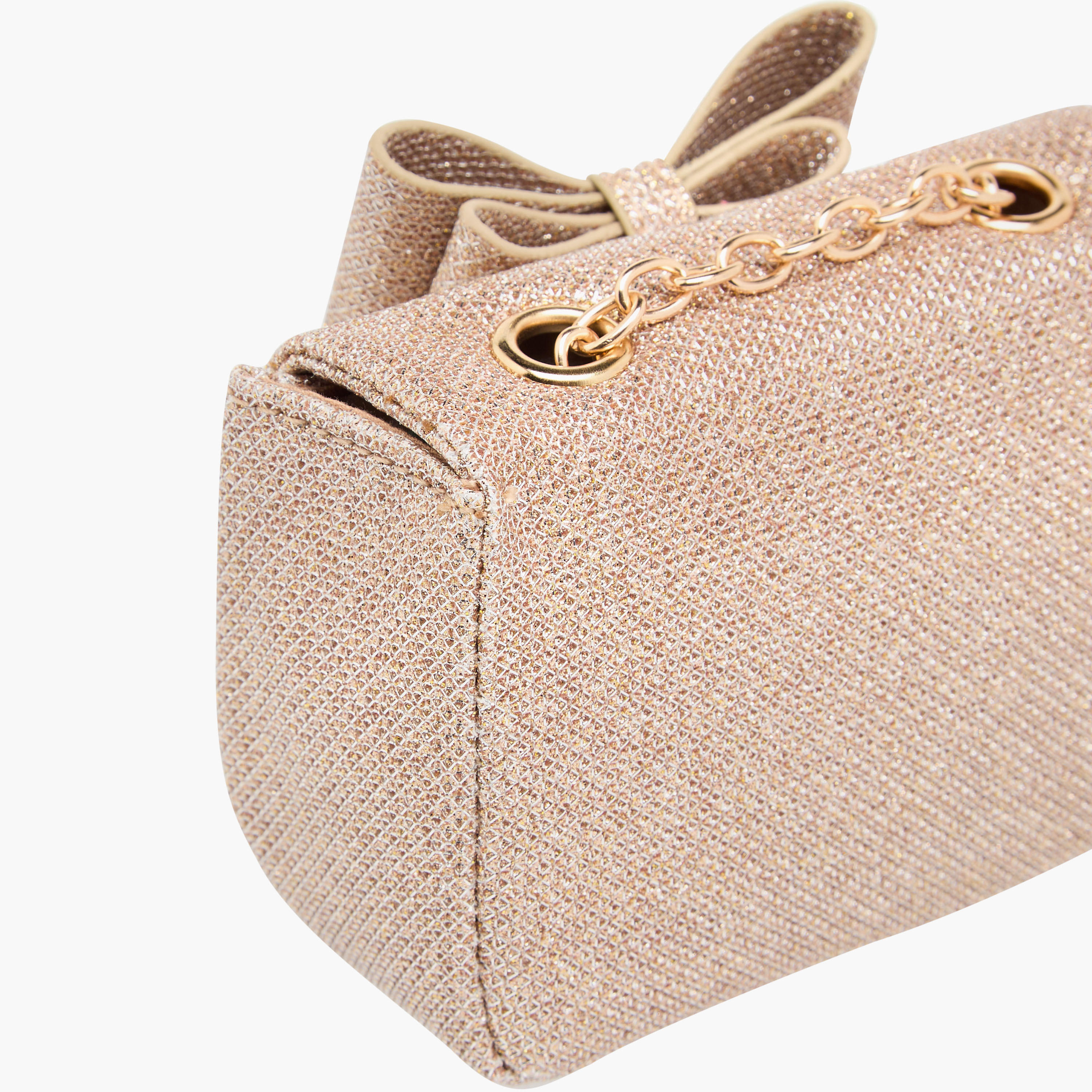 Little Missy Bow Accent Crossbody Bag with Chain Strap and Twist Lock Closure-girls-accessories-bags-image-5