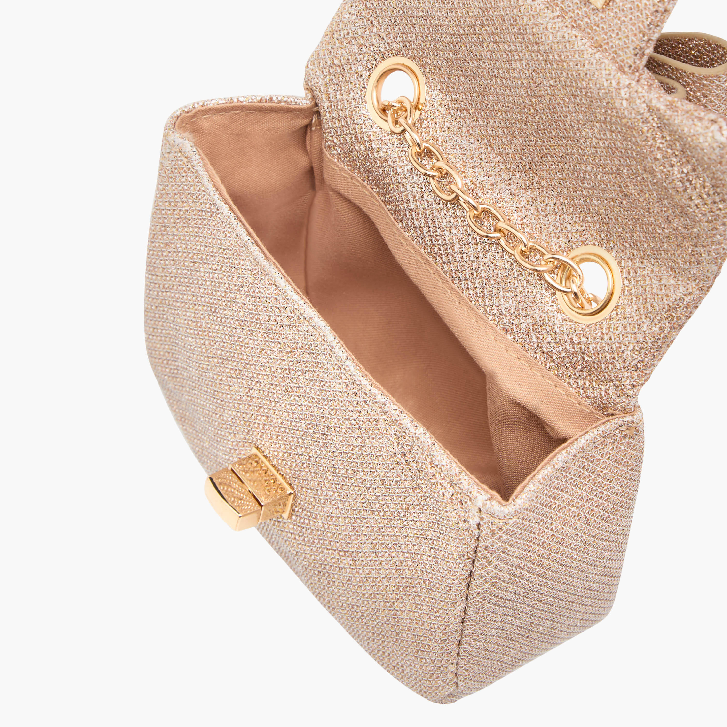 Little Missy Bow Accent Crossbody Bag with Chain Strap and Twist Lock Closure-girls-accessories-bags-image-7