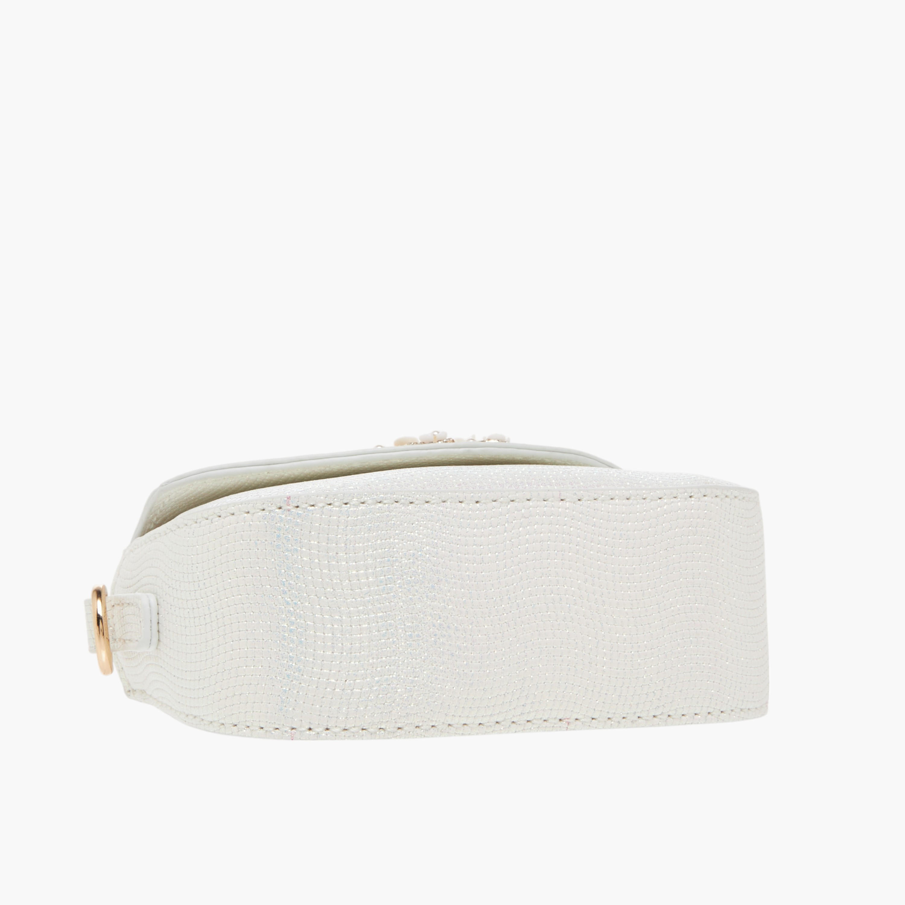 Little Missy Butterfly Embellished Crossbody Bag with Detachable Chain Strap and Button Closure-girls-accessories-bags-image-5