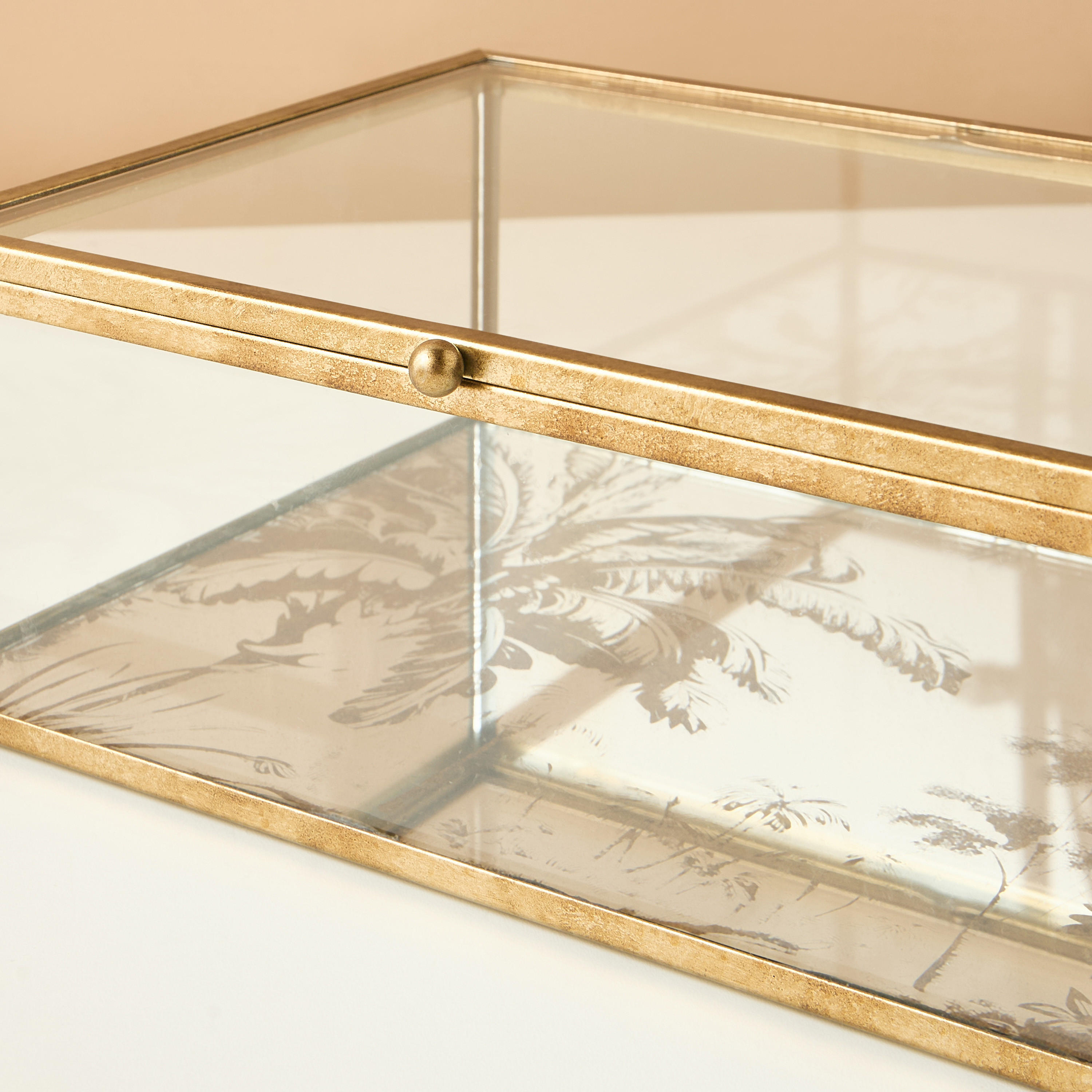 Palm Decorative Glass Box-household-decor-decorativeobjectsandsculptures-image-6
