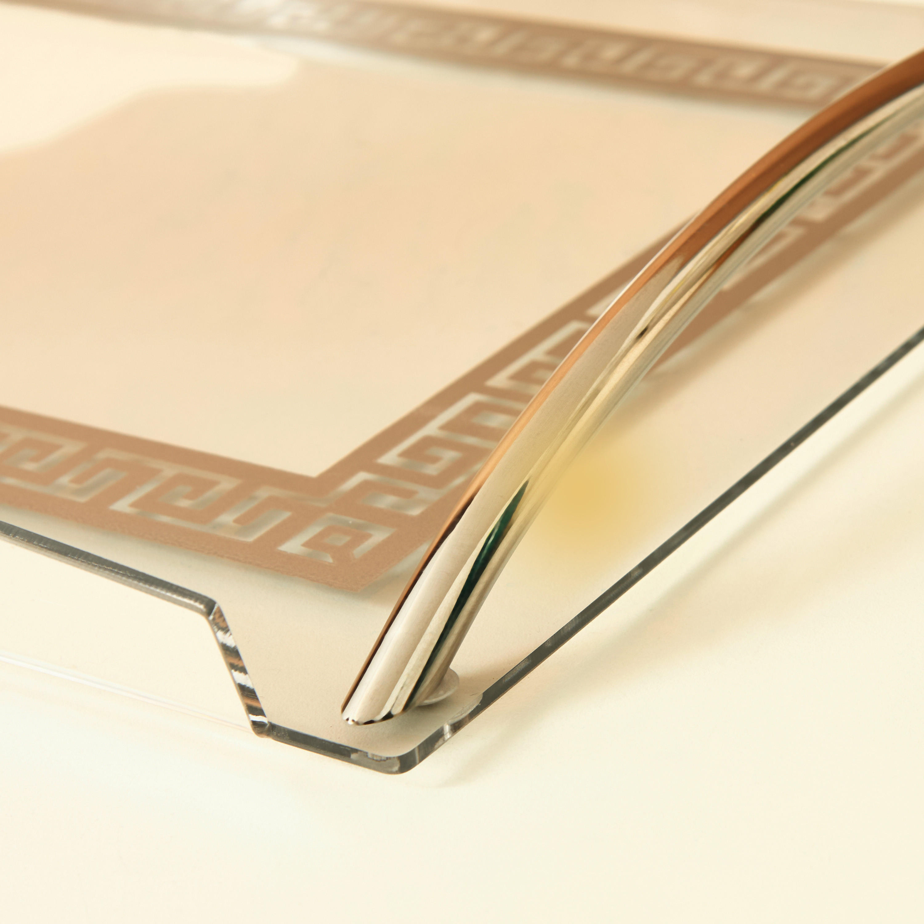 Gia Como Acrylic Tray With Metal Handle-household-decor-boxesandtrays-image-4